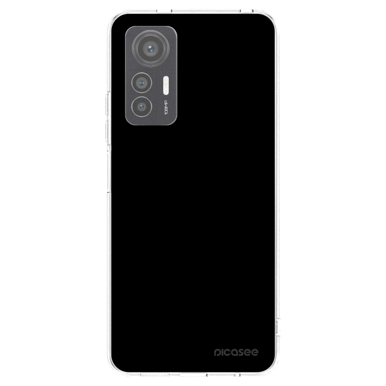 Picasee silikonski prozorni ovitek za Xiaomi 12 Lite - Black Bliss
