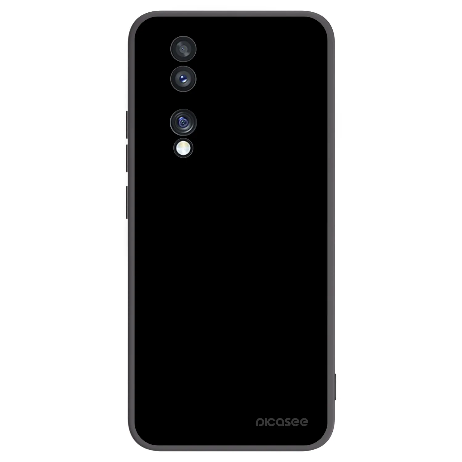Picasee silikonski črni ovitek za Honor 70 - Black Bliss