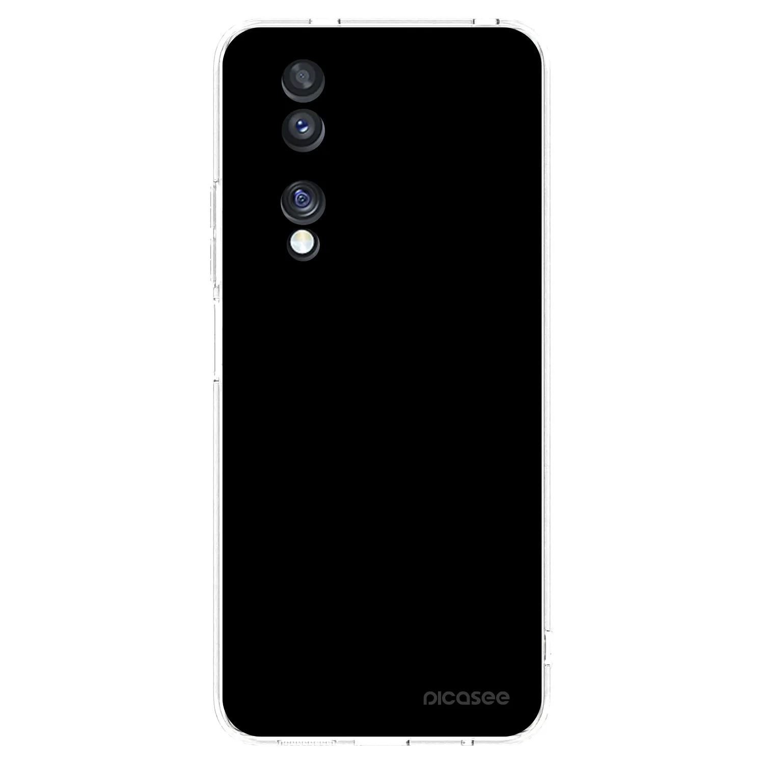 Picasee silikonski prozorni ovitek za Honor 70 - Black Bliss