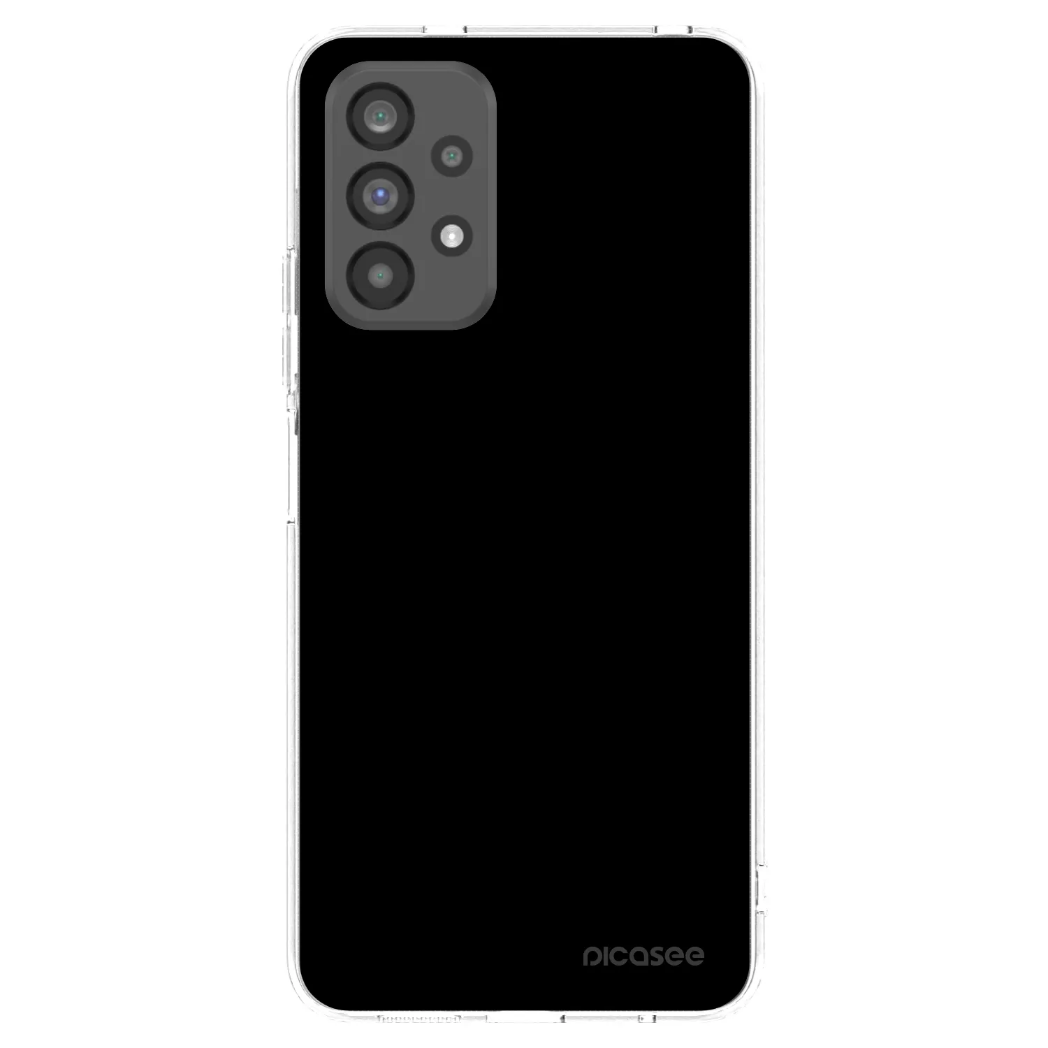 Picasee silikonski prozorni ovitek za Samsung Galaxy A73 5G - Black Bliss