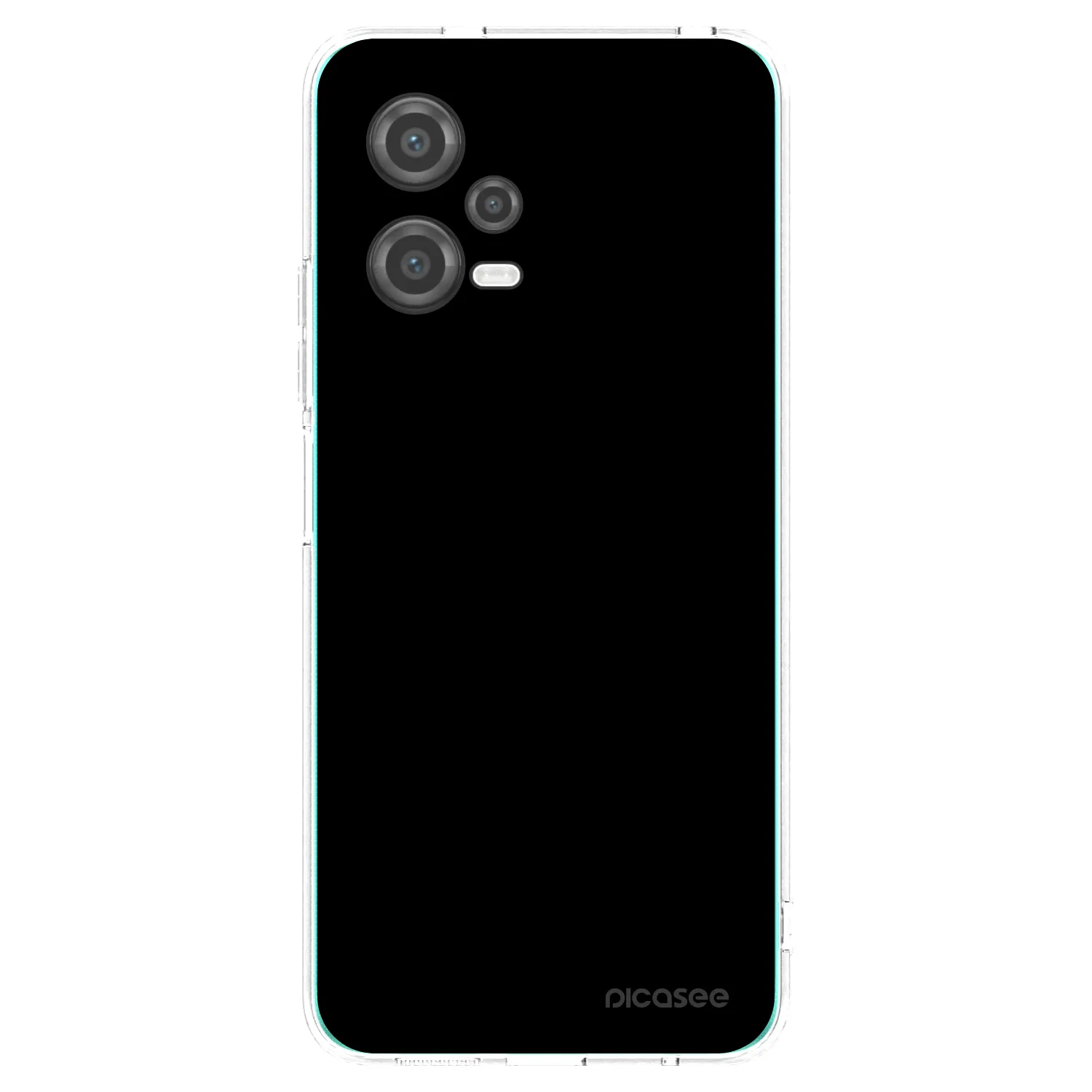 Picasee silikonski prozorni ovitek za Xiaomi Poco X5 - Black Bliss