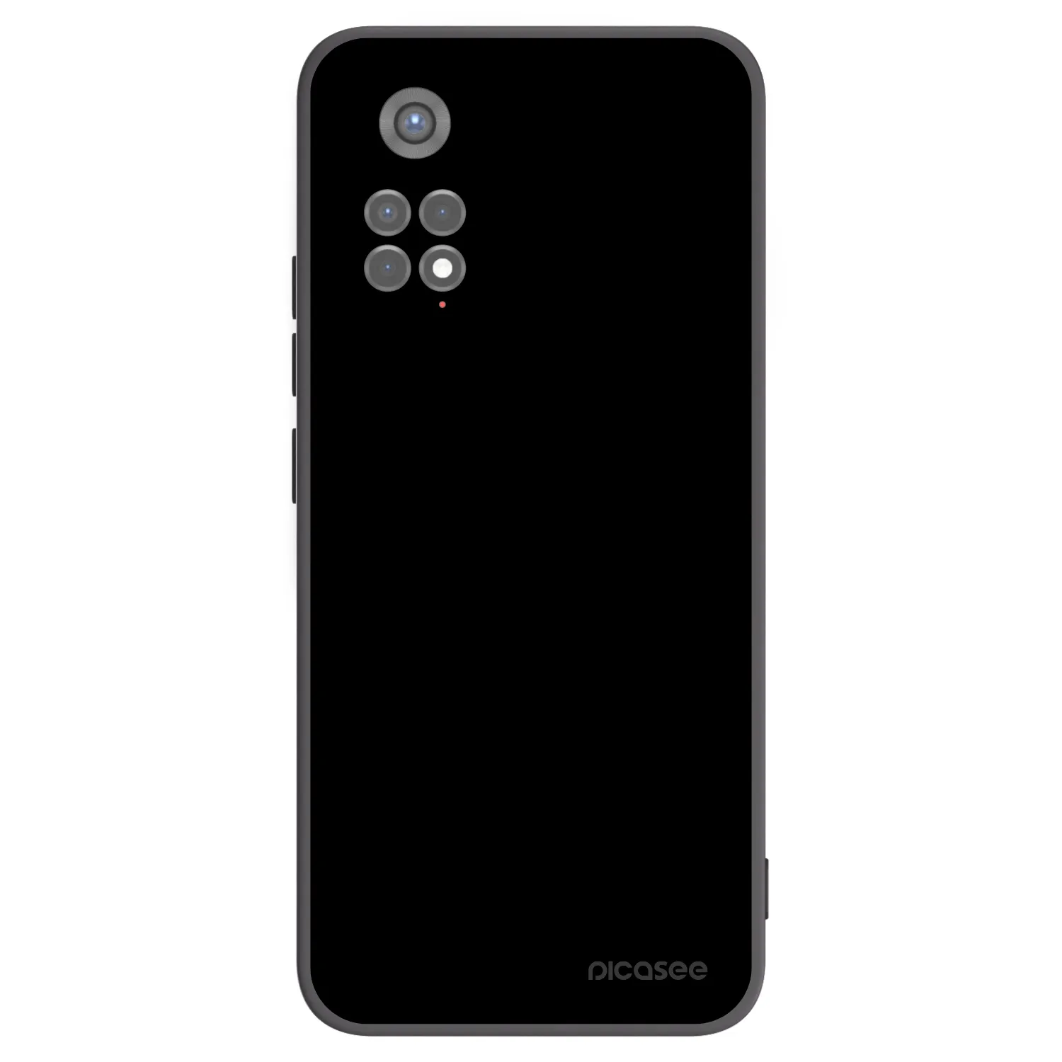 Picasee silikonski črni ovitek za Xiaomi Redmi Note 11S 5G - Black Bliss