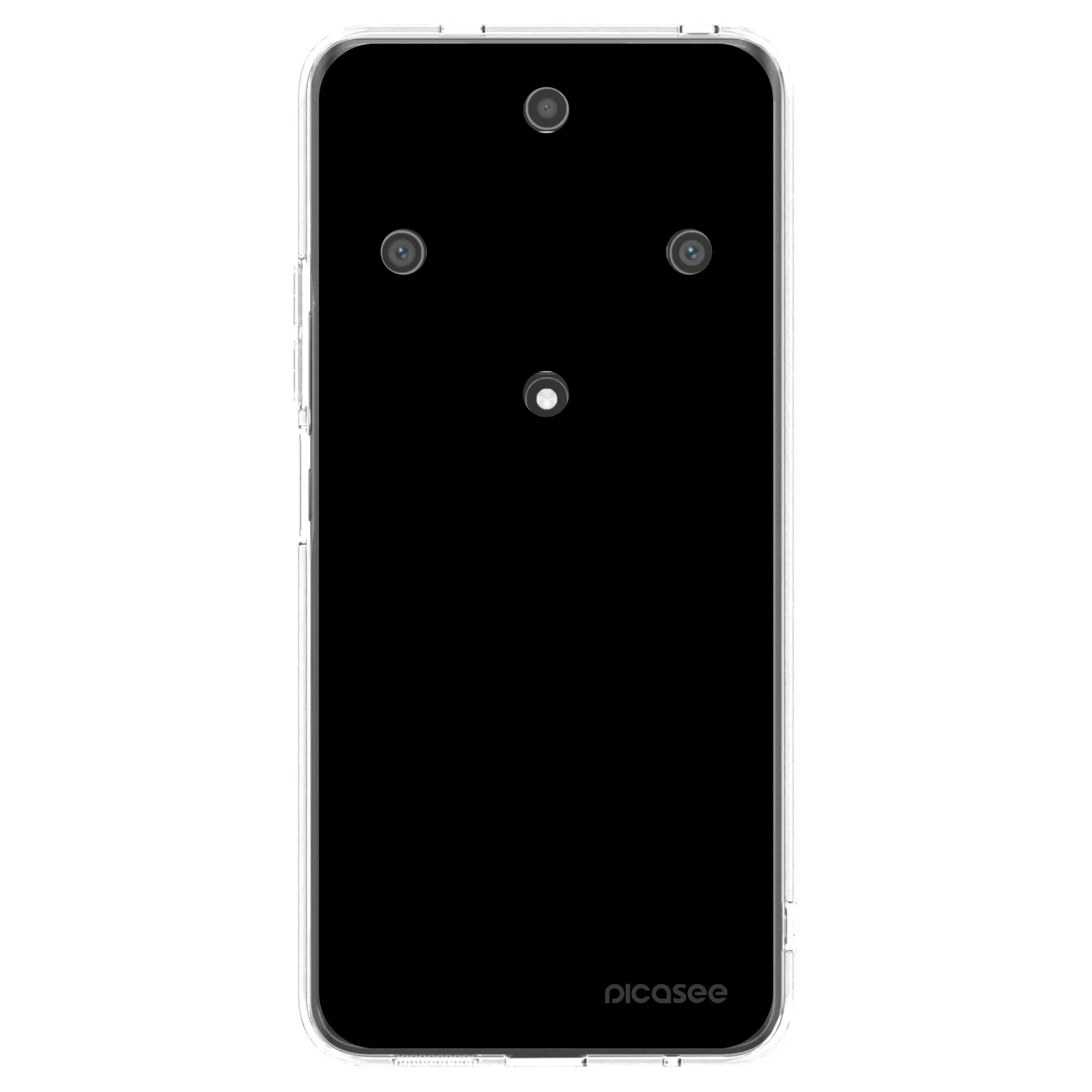 Picasee silikonski prozorni ovitek za Honor Magic5 Lite 5G - Black Bliss