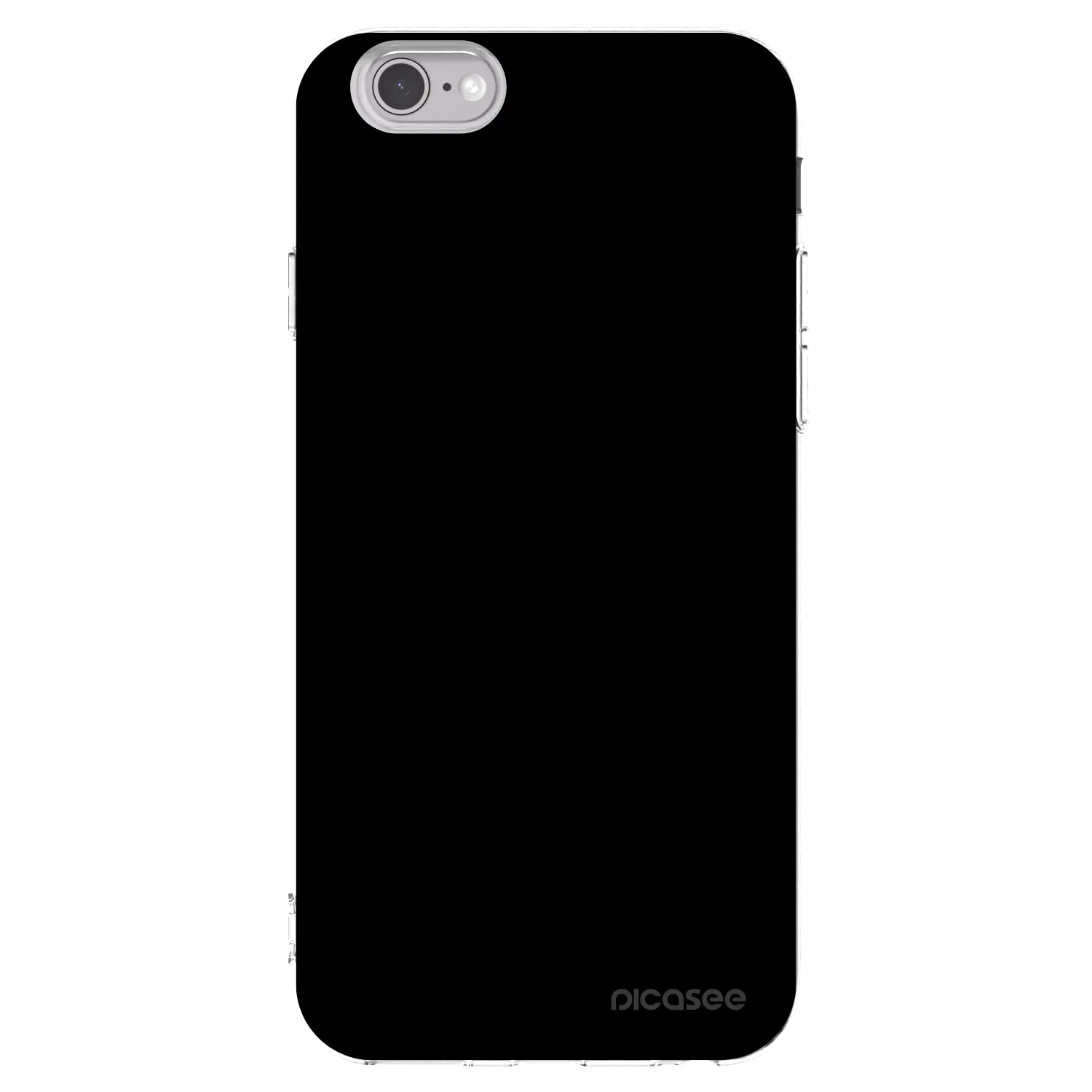 Picasee silikonski prozorni ovitek za Apple iPhone 6/6S - Black Bliss