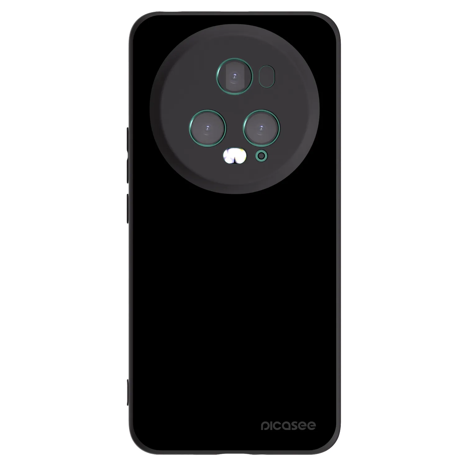 Picasee silikonski črni ovitek za Honor Magic5 Pro - Black Bliss