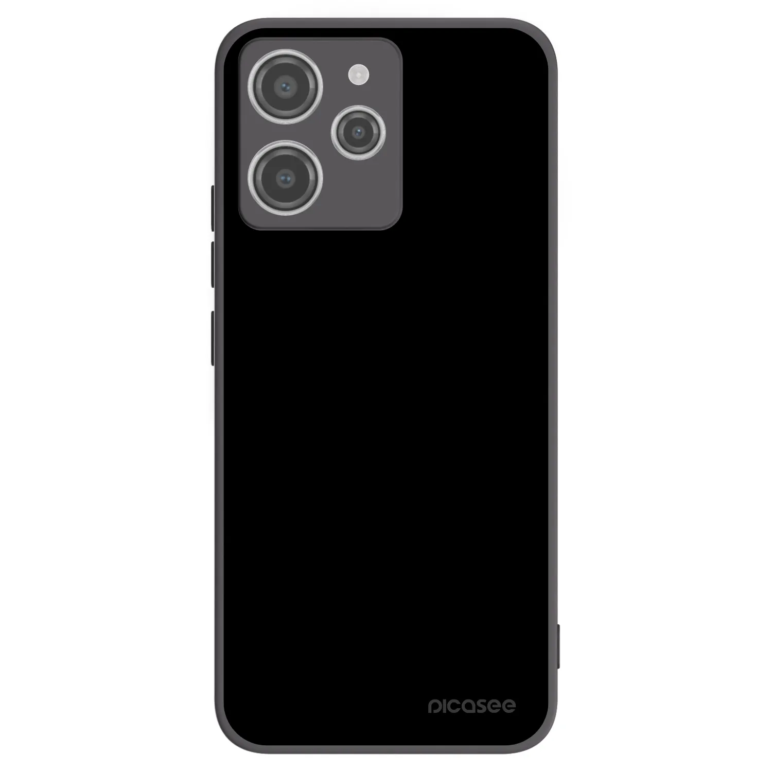 Picasee silikonski črni ovitek za Xiaomi Redmi 12 4G - Black Bliss