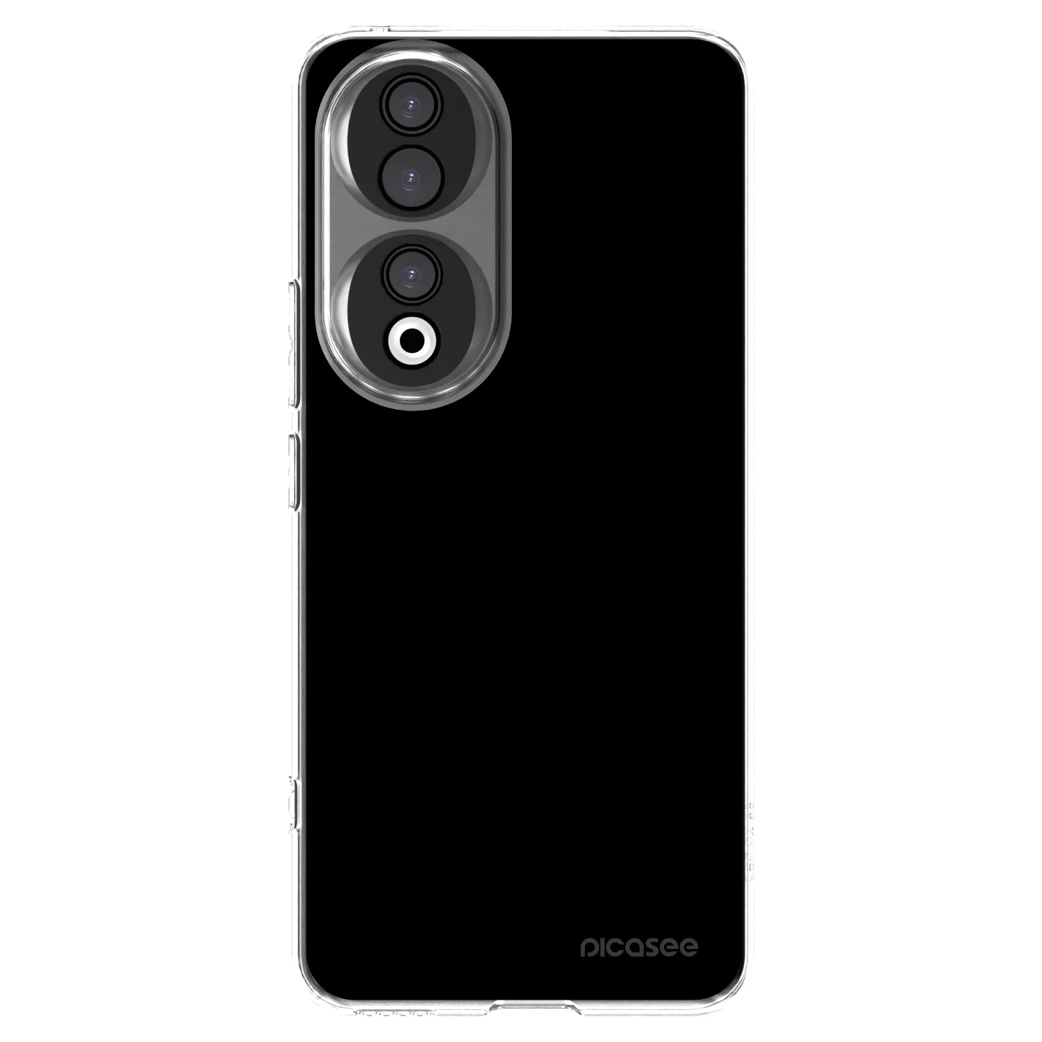 Picasee silikonski prozorni ovitek za Honor 90 5G - Black Bliss