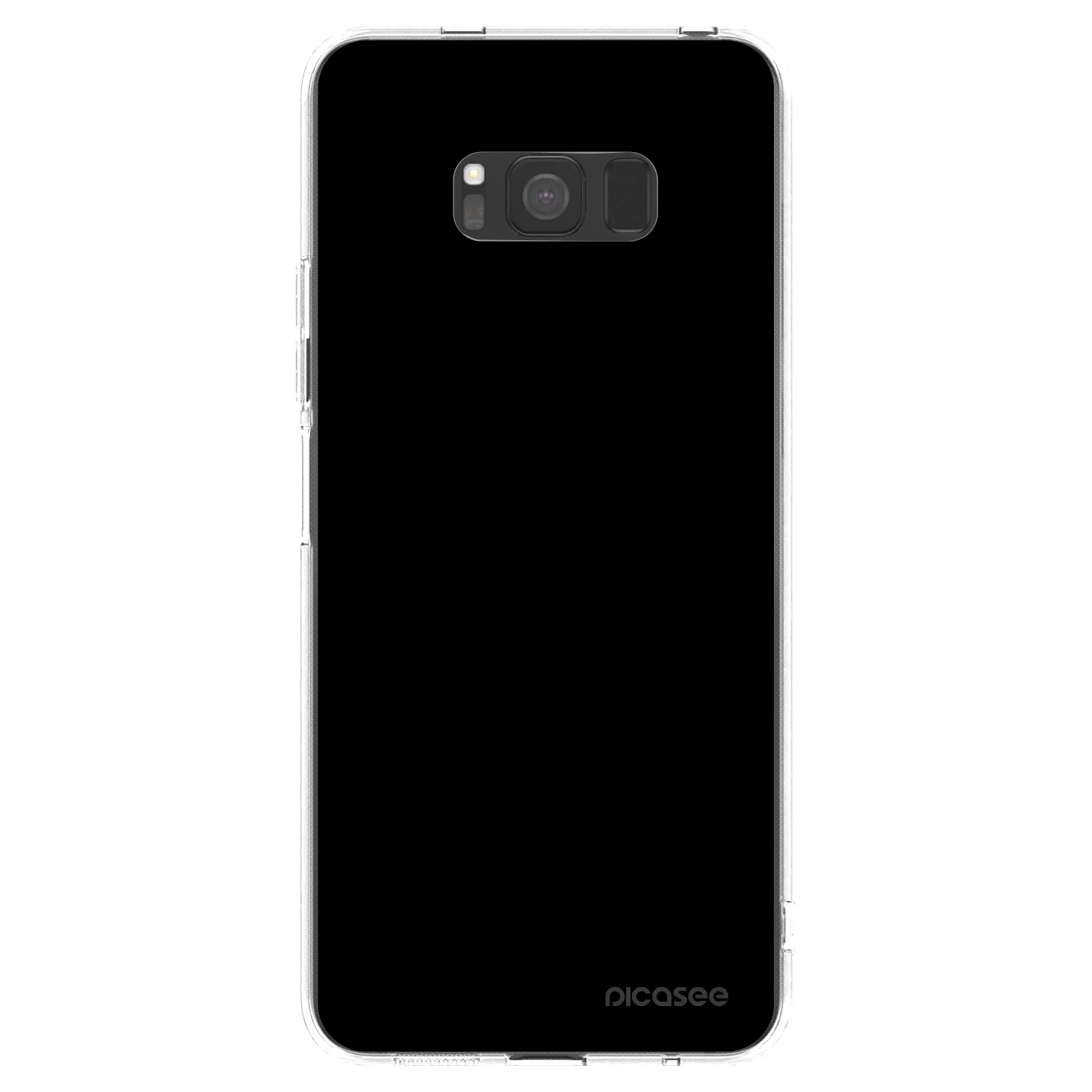 Picasee silikonski prozorni ovitek za Samsung Galaxy S8 G950F - Black Bliss