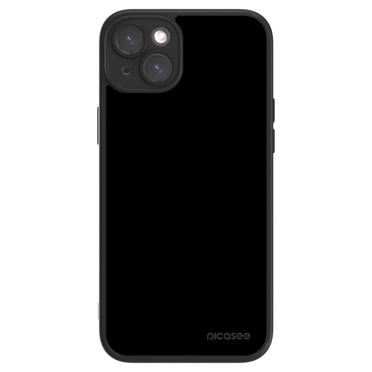 Picasee ULTIMATE CASE MagSafe za Apple iPhone 15 Plus - Black Bliss