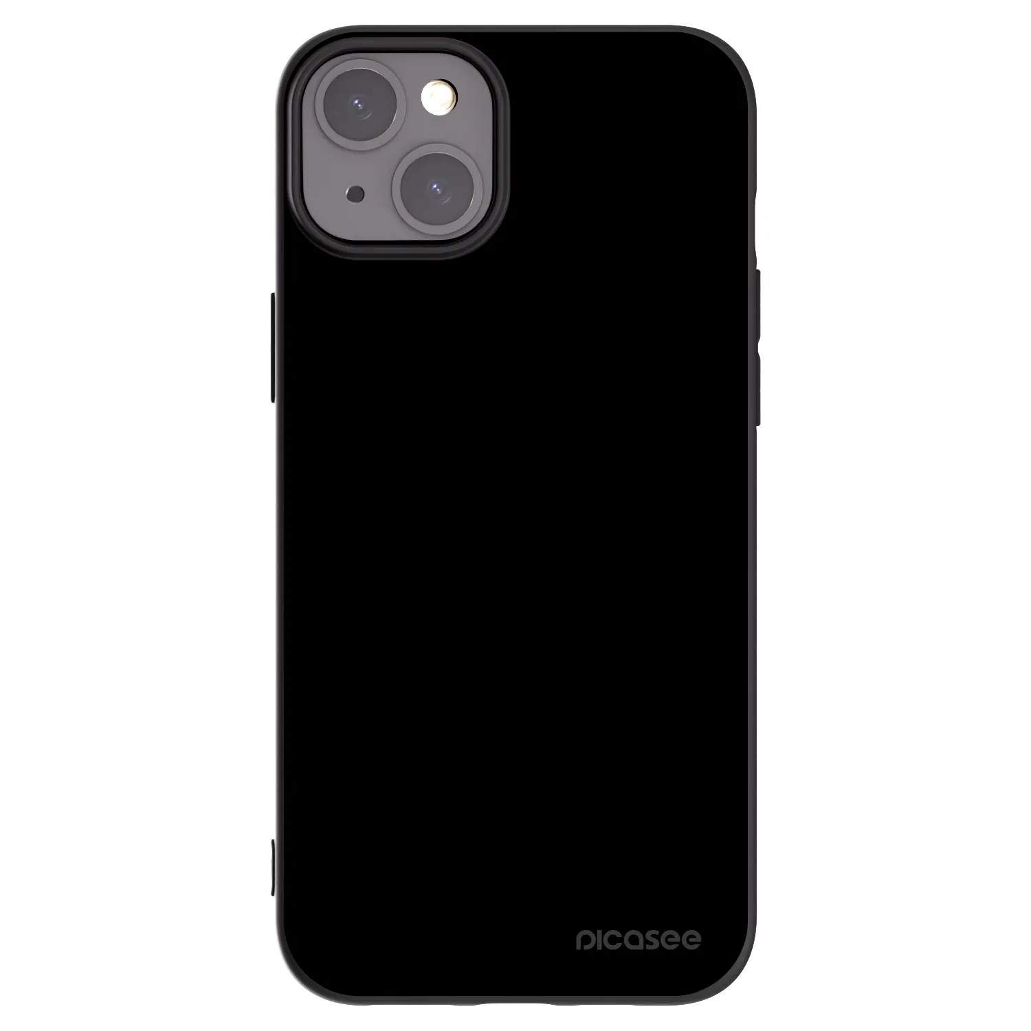 Picasee silikonski črni ovitek za Apple iPhone 15 Plus - Black Bliss
