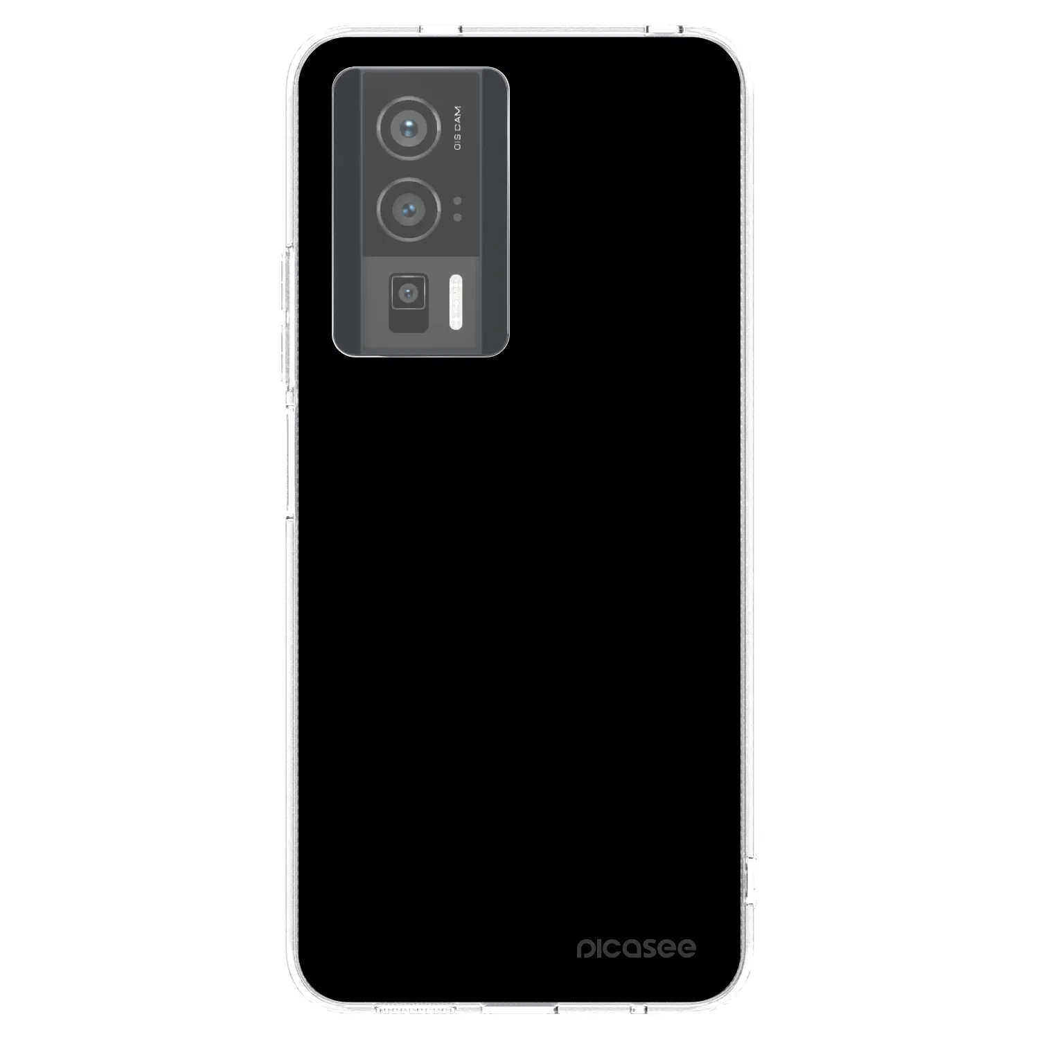Picasee silikonski prozorni ovitek za Xiaomi Poco F5 Pro 5G - Black Bliss