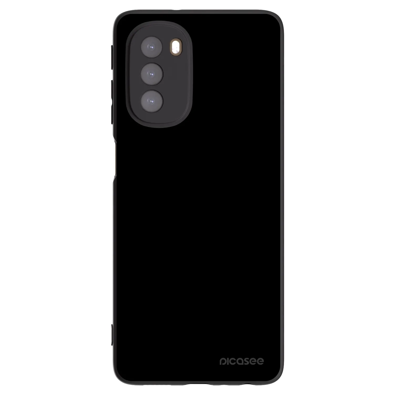 Picasee silikonski črni ovitek za Motorola Moto G51 - Black Bliss