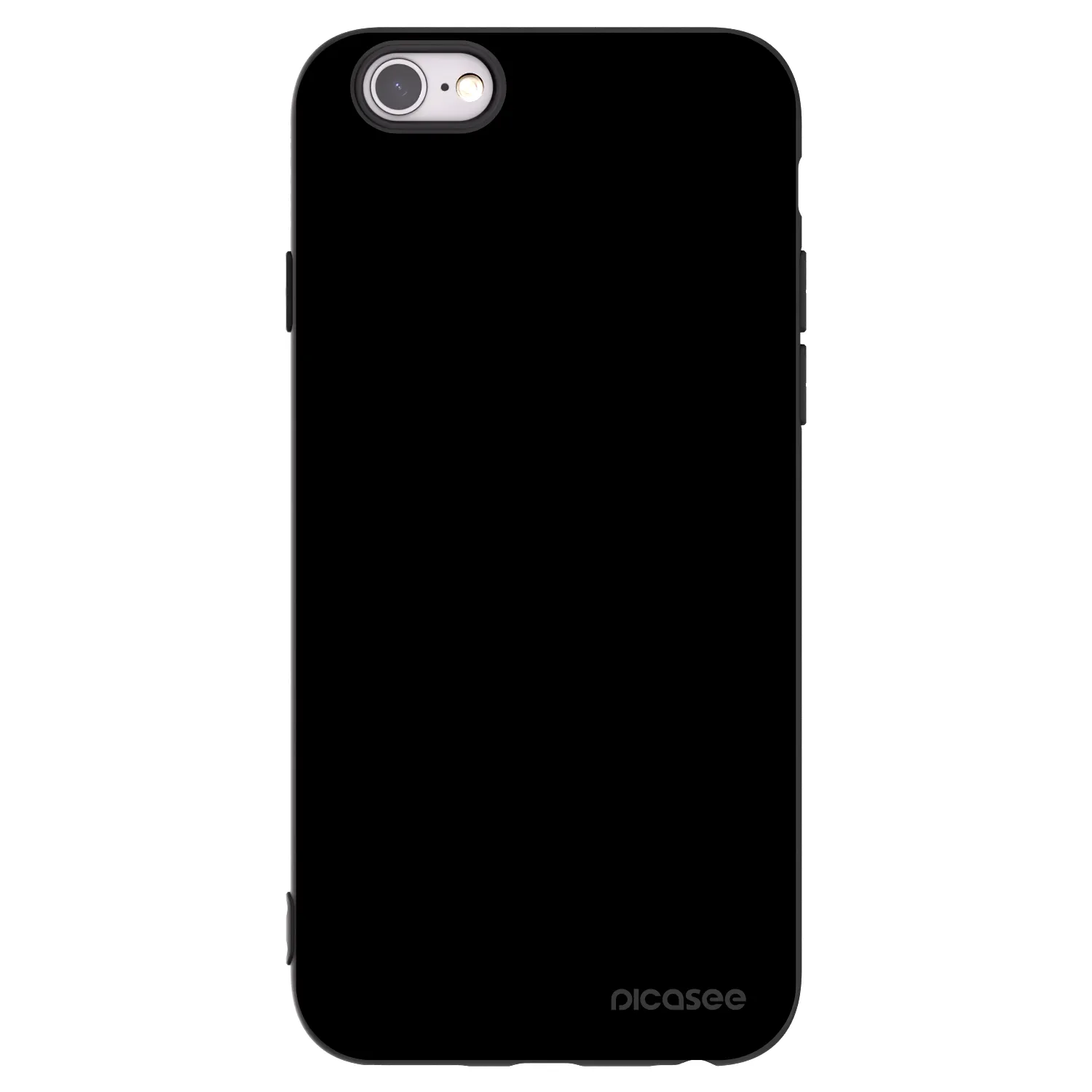 Picasee silikonski črni ovitek za Apple iPhone 6/6S - Black Bliss