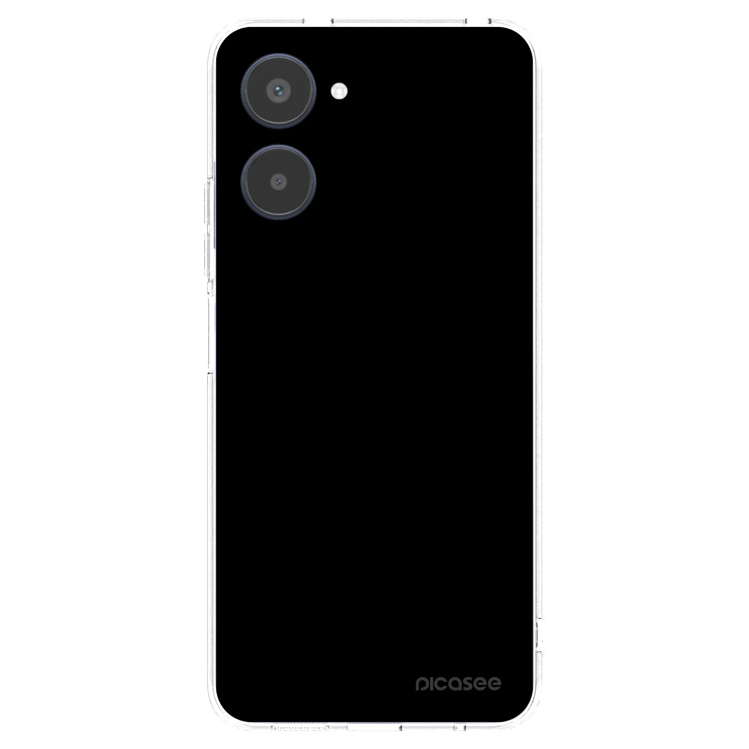 Picasee silikonski prozorni ovitek za Realme 10 4G - Black Bliss