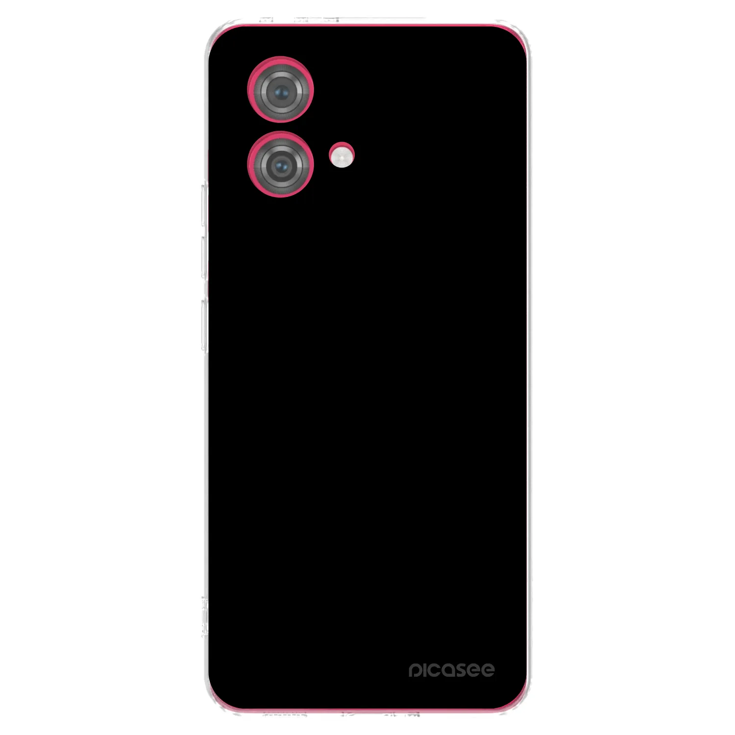 Picasee silikonski prozorni ovitek za Motorola Moto G84 5G - Black Bliss