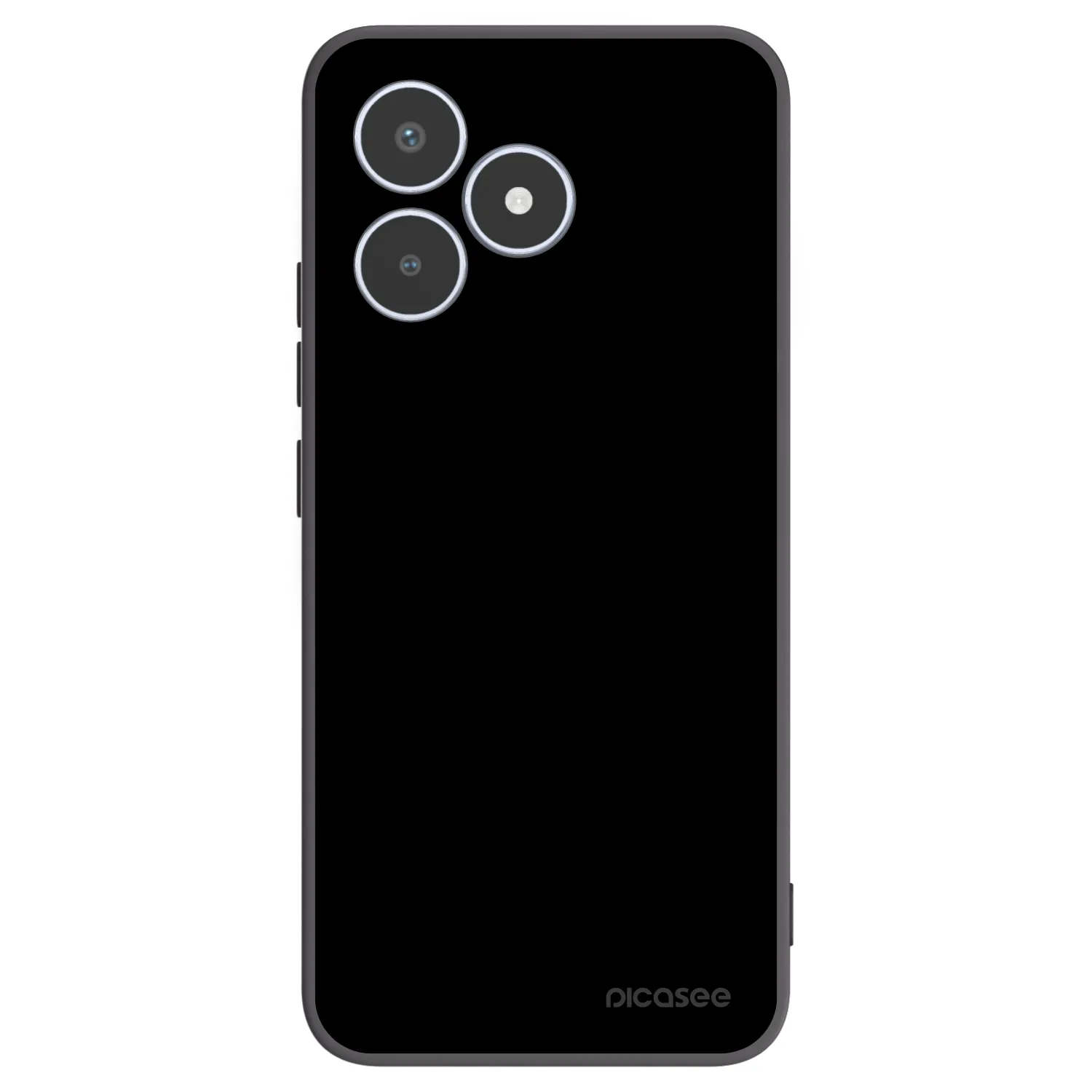 Picasee silikonski črni ovitek za Realme C53 - Black Bliss