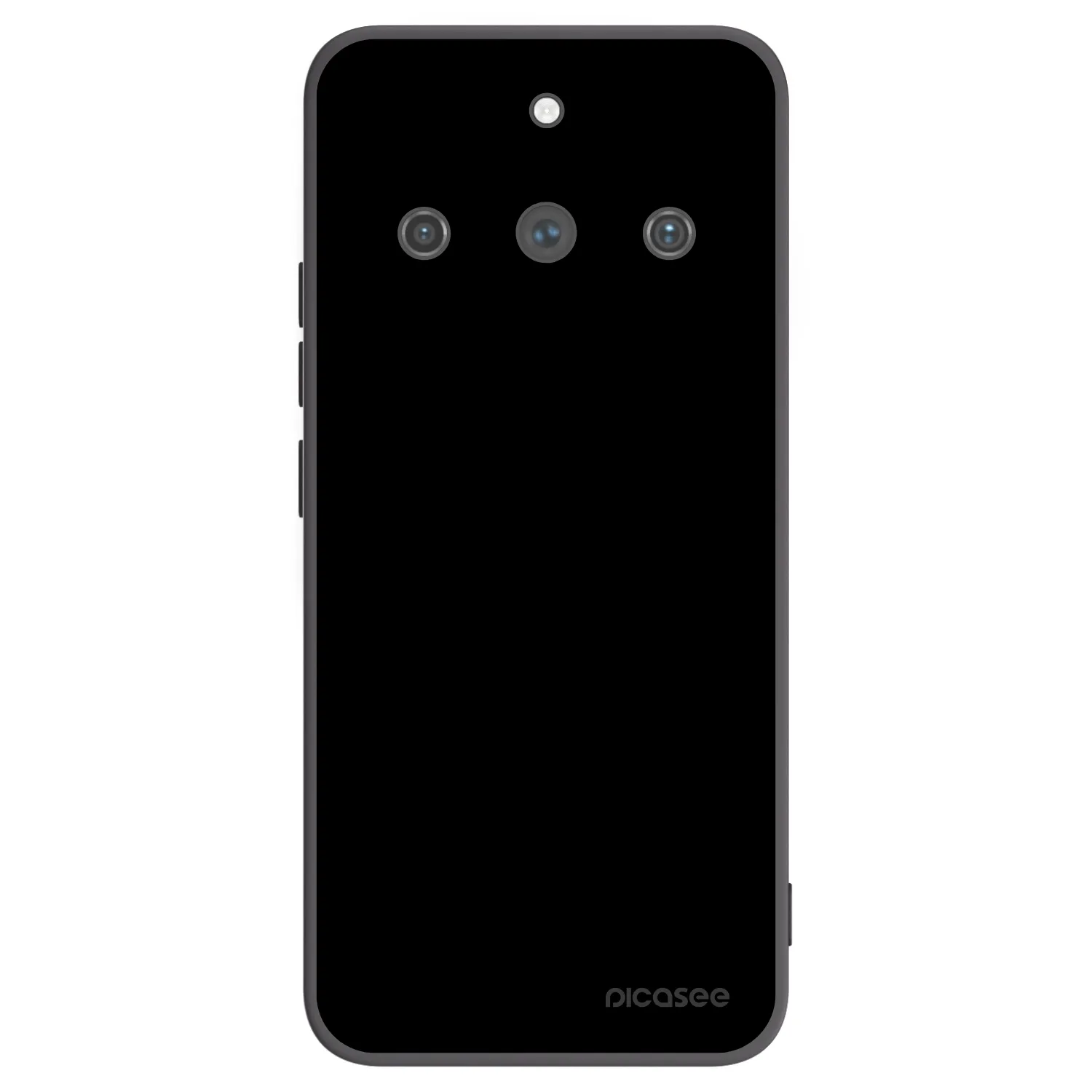 Picasee silikonski črni ovitek za Realme 11 Pro+ - Black Bliss