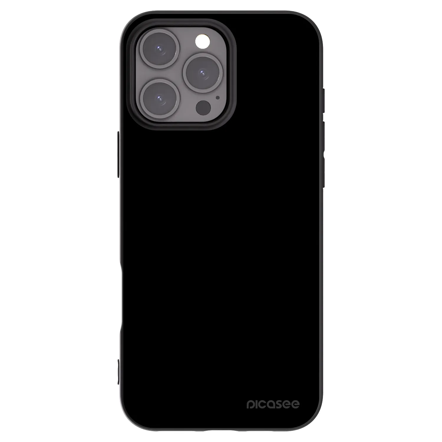 Picasee silikonski črni ovitek za Apple iPhone 16 Pro Max - Black Bliss