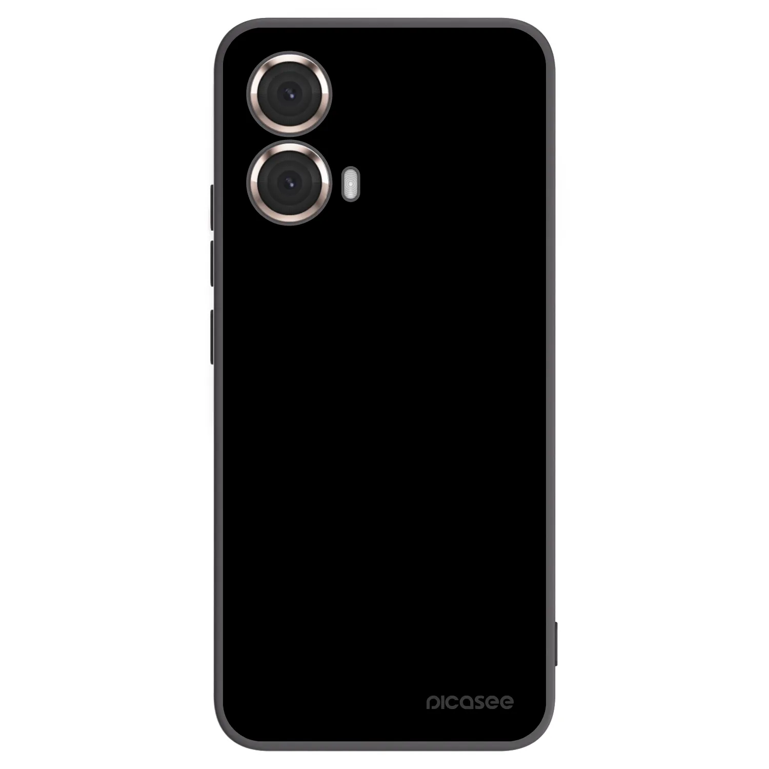 Picasee silikonski črni ovitek za Motorola Moto G85 - Black Bliss