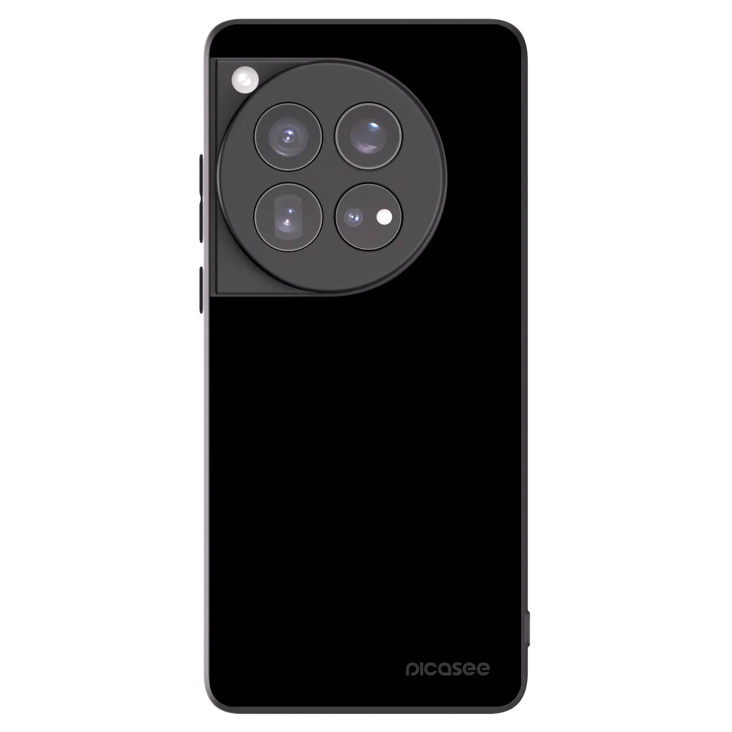 Picasee silikonski črni ovitek za OnePlus 12 5G - Black Bliss