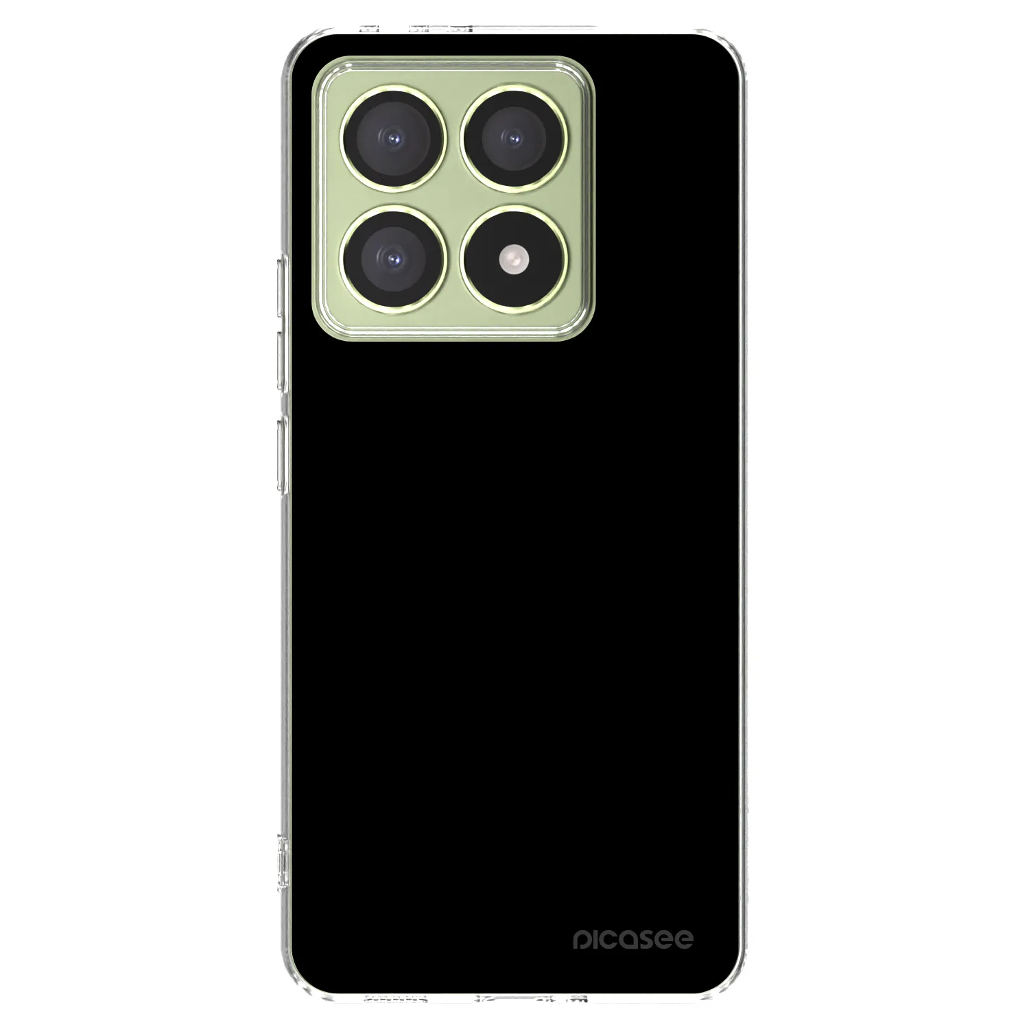 Picasee silikonski prozorni ovitek za Xiaomi 14T - Black Bliss