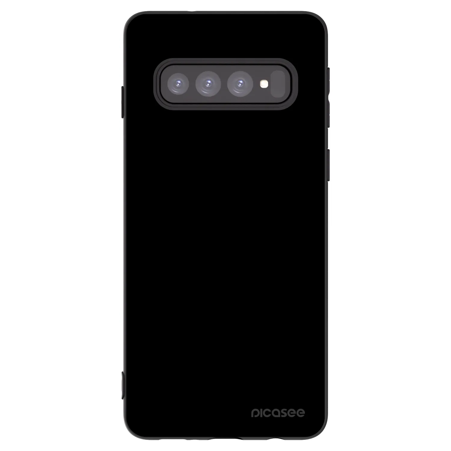 Picasee silikonski črni ovitek za Samsung Galaxy S10 G973 - Black Bliss