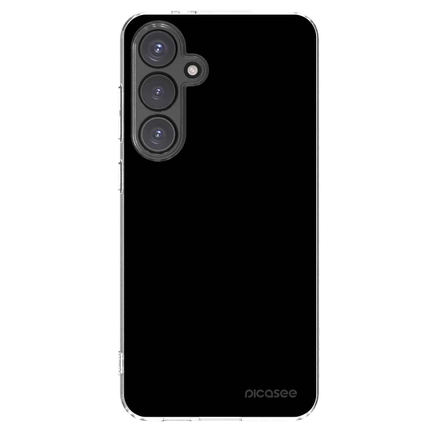 Picasee silikonski prozorni ovitek za Samsung Galaxy S24 FE S721B - Black Bliss