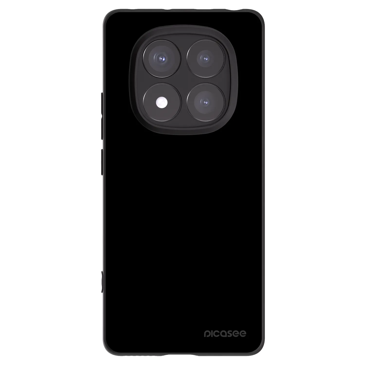 Picasee silikonski črni ovitek za Xiaomi Redmi Note 14 Pro+ 5G - Black Bliss