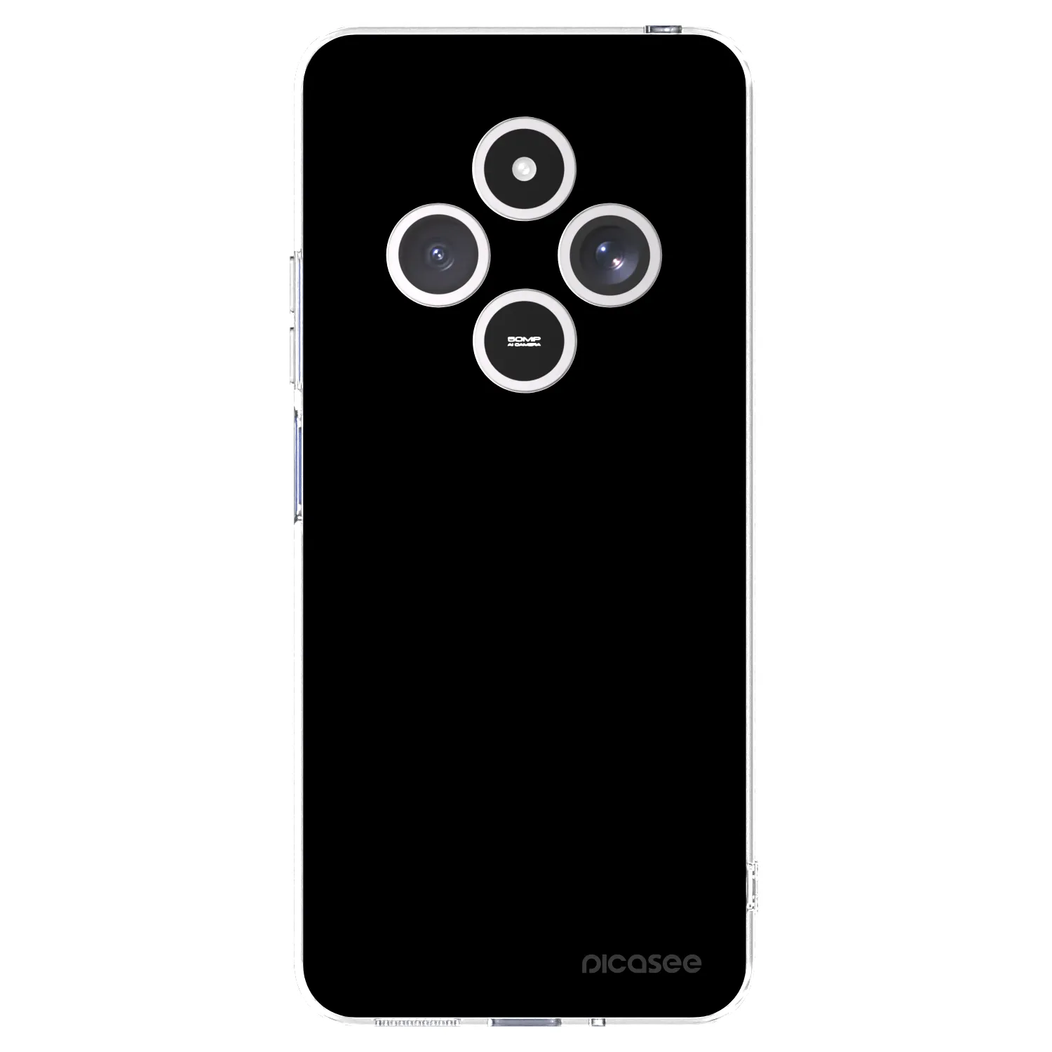 Picasee silikonski prozorni ovitek za Xiaomi Redmi 14C - Black Bliss