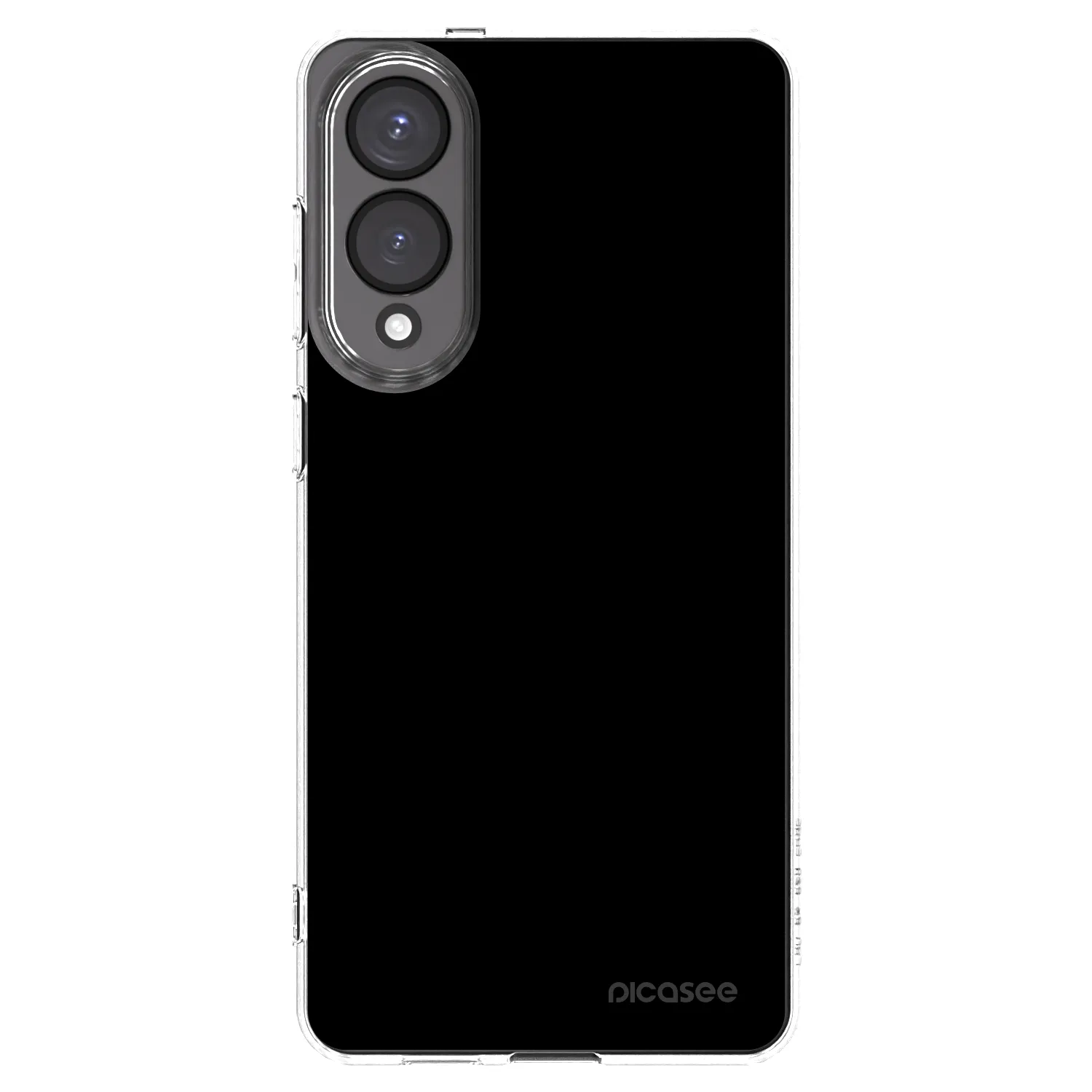 Picasee silikonski prozorni ovitek za Samsung Galaxy S25 Edge 5G - Black Bliss