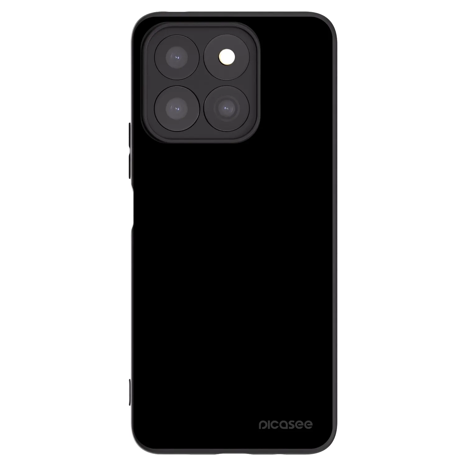 Picasee silikonski črni ovitek za Honor X8c - Black Bliss