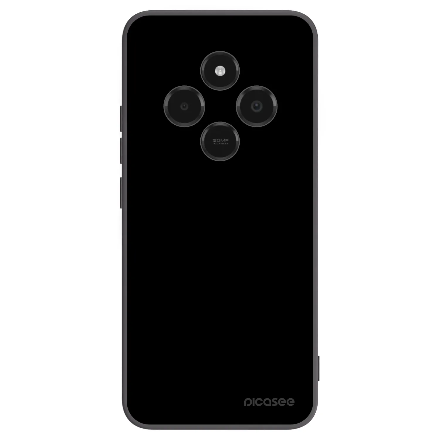 Picasee silikonski črni ovitek za Xiaomi Poco C75 - Black Bliss
