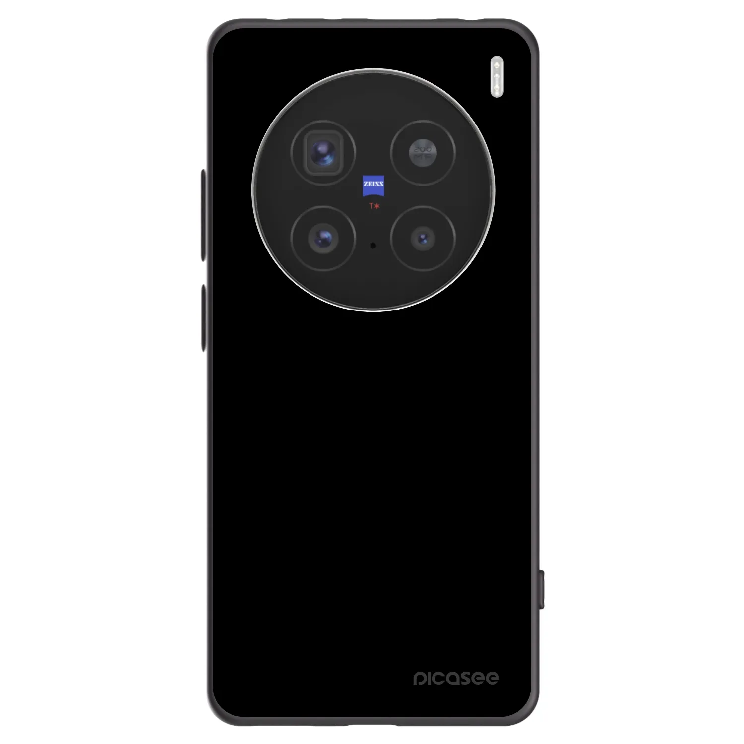Picasee silikonski črni ovitek za Vivo X200 Pro - Black Bliss