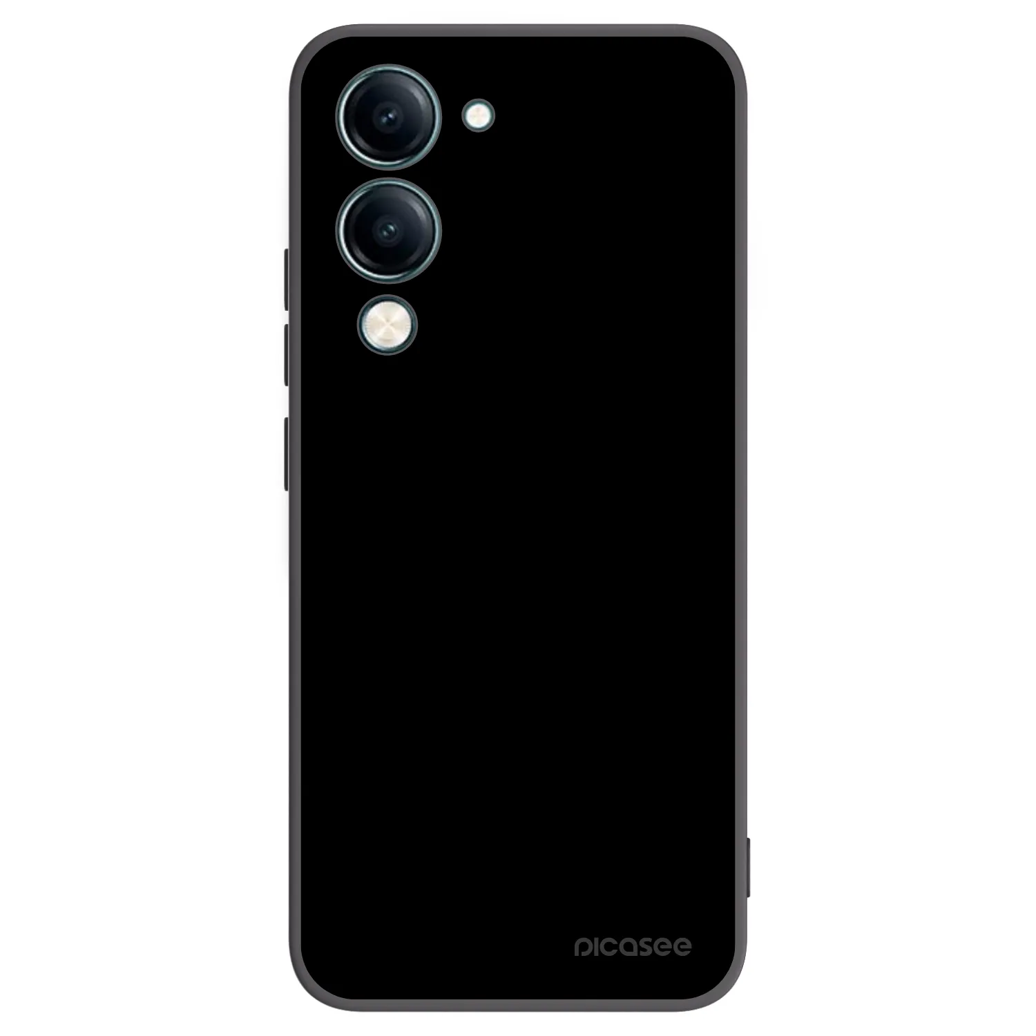 Picasee silikonski črni ovitek za Vivo Y29s 5G - Black Bliss