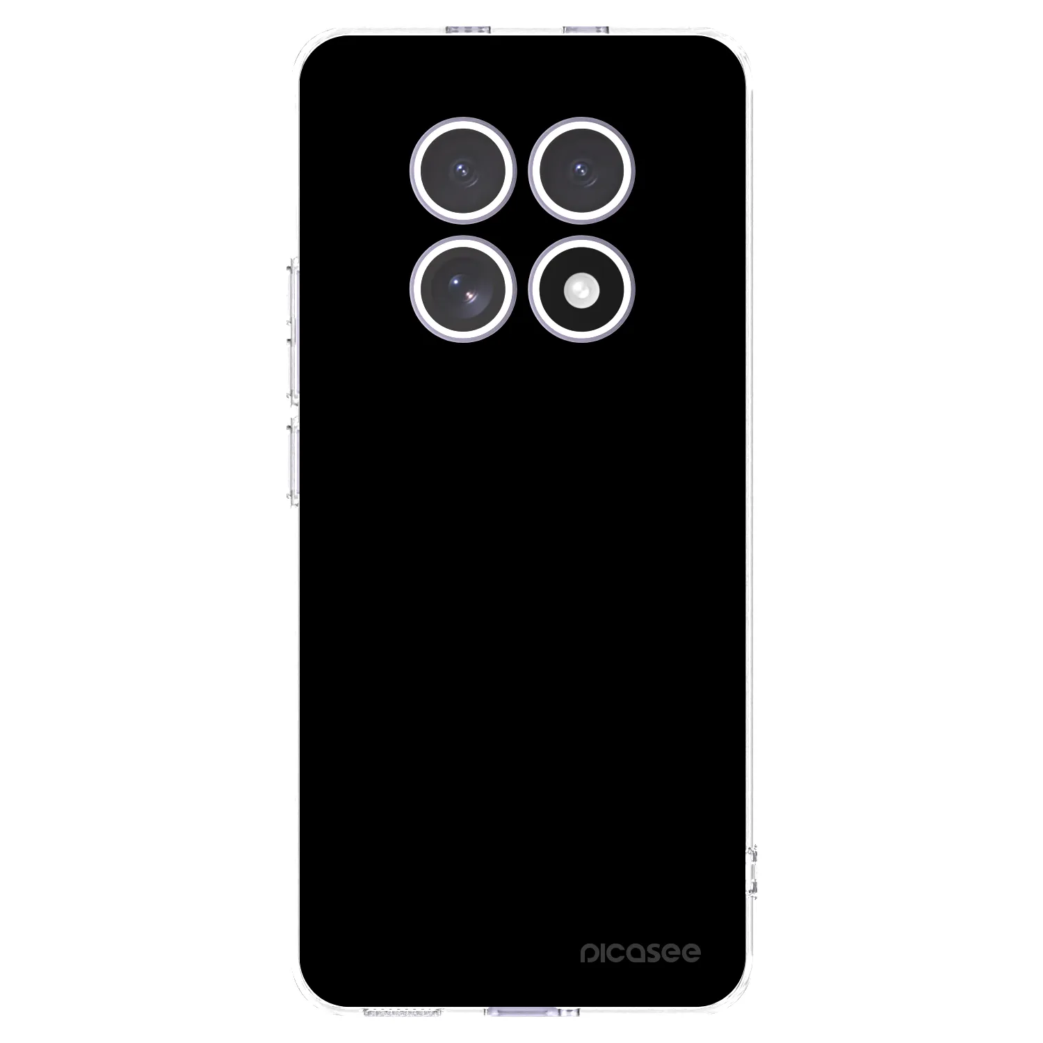 Picasee silikonski prozorni ovitek za Xiaomi Redmi Note 15 - Black Bliss
