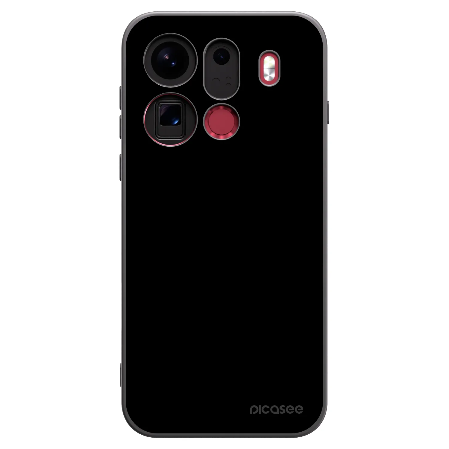 Picasee silikonski črni ovitek za OPPO Find X9 Pro - Black Bliss