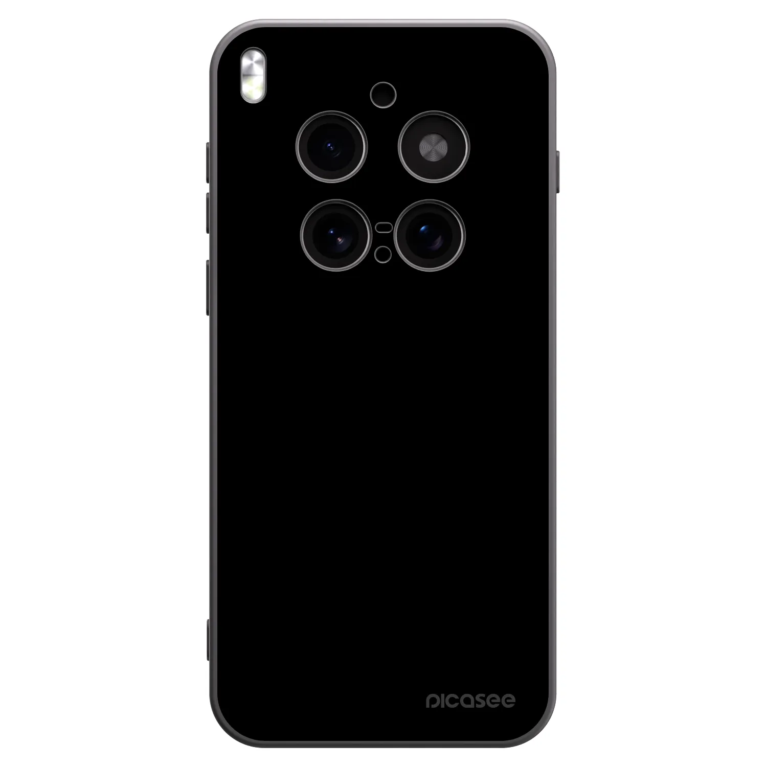 Picasee silikonski črni ovitek za Vivo X300 Pro - Black Bliss