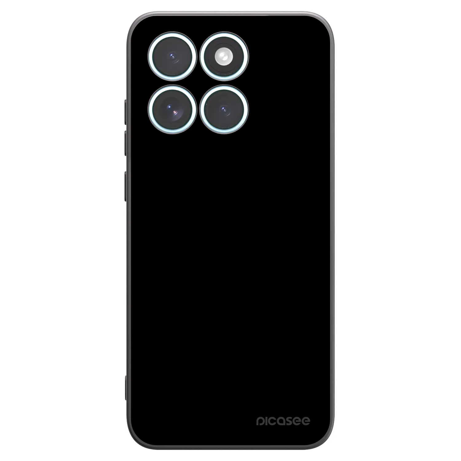 Picasee silikonski črni ovitek za Motorola Edge 70 Fusion - Black Bliss
