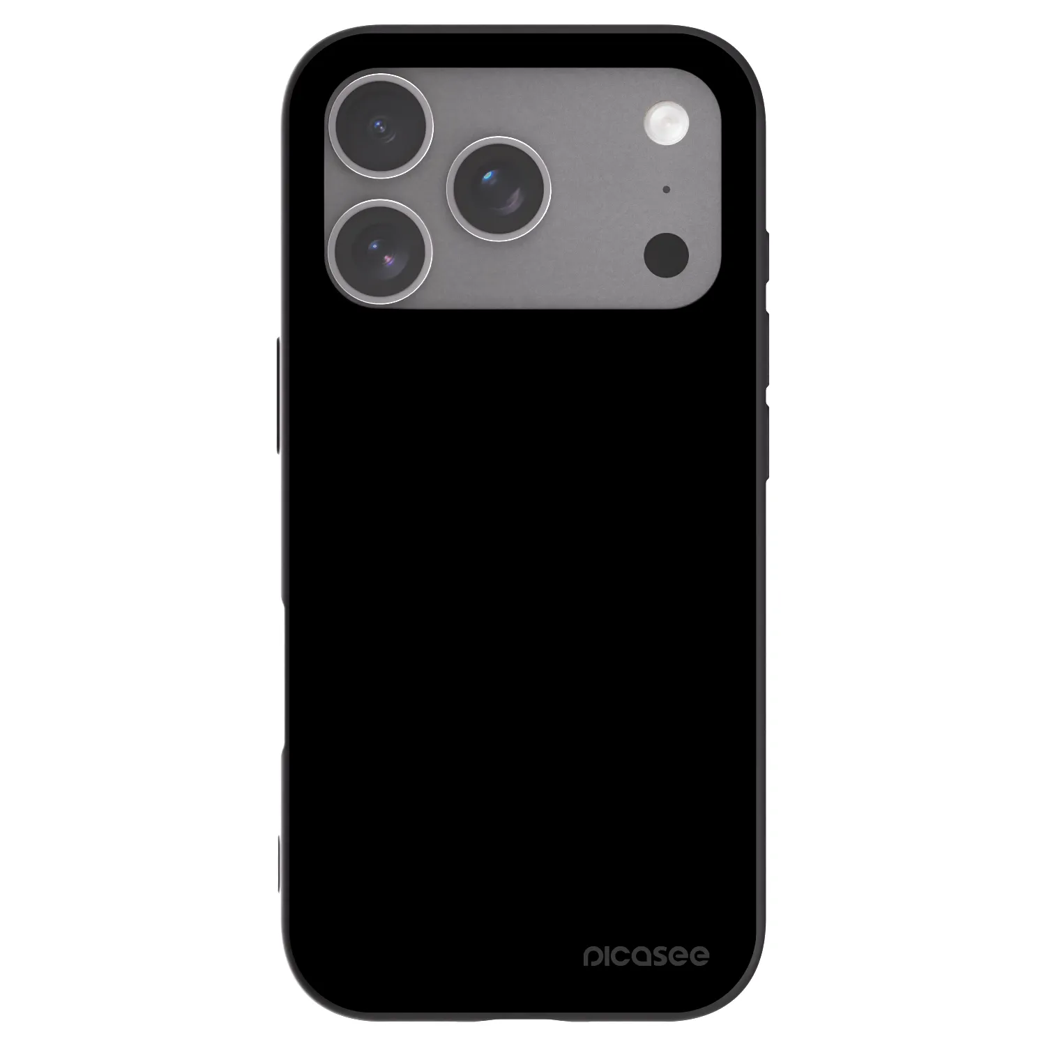 Picasee silikonski črni ovitek za Apple iPhone 18 Pro - Black Bliss