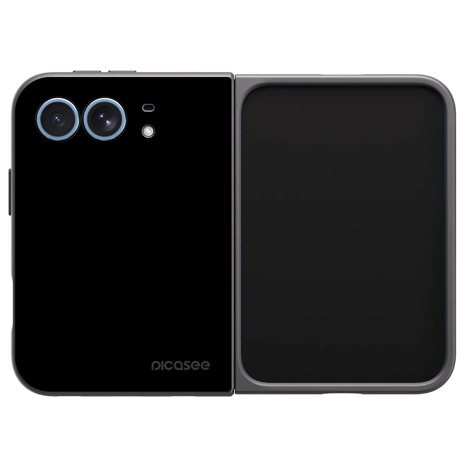Picasee silikonski črni ovitek za Apple iPhone Duo - Black Bliss