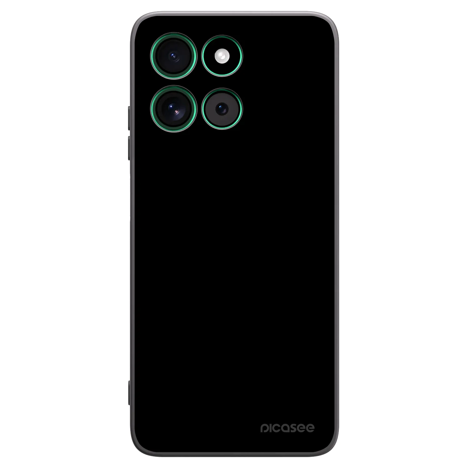 Picasee silikonski črni ovitek za Motorola Moto G57 Power - Black Bliss