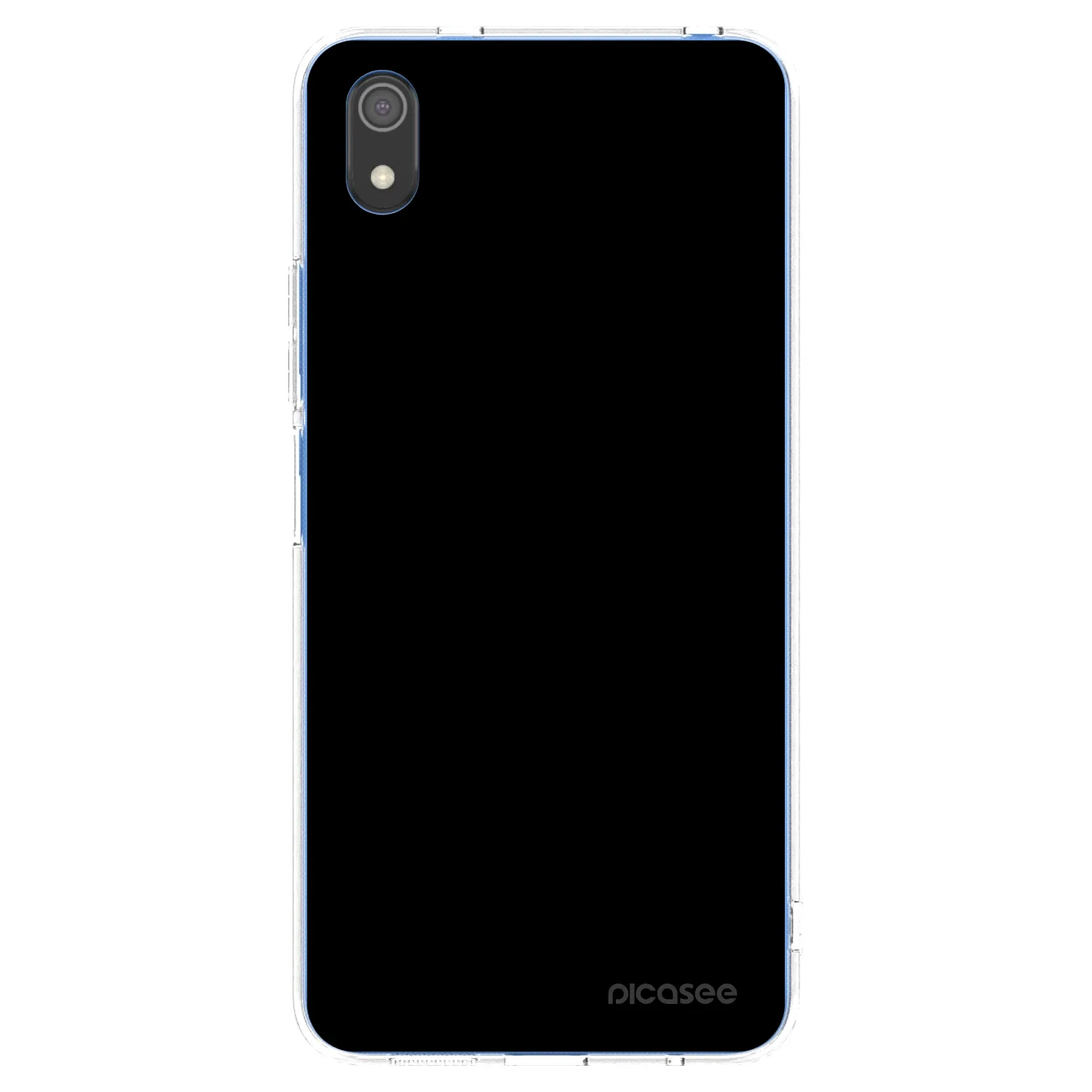 Picasee silikonski prozorni ovitek za Xiaomi Redmi 7A - Black Bliss