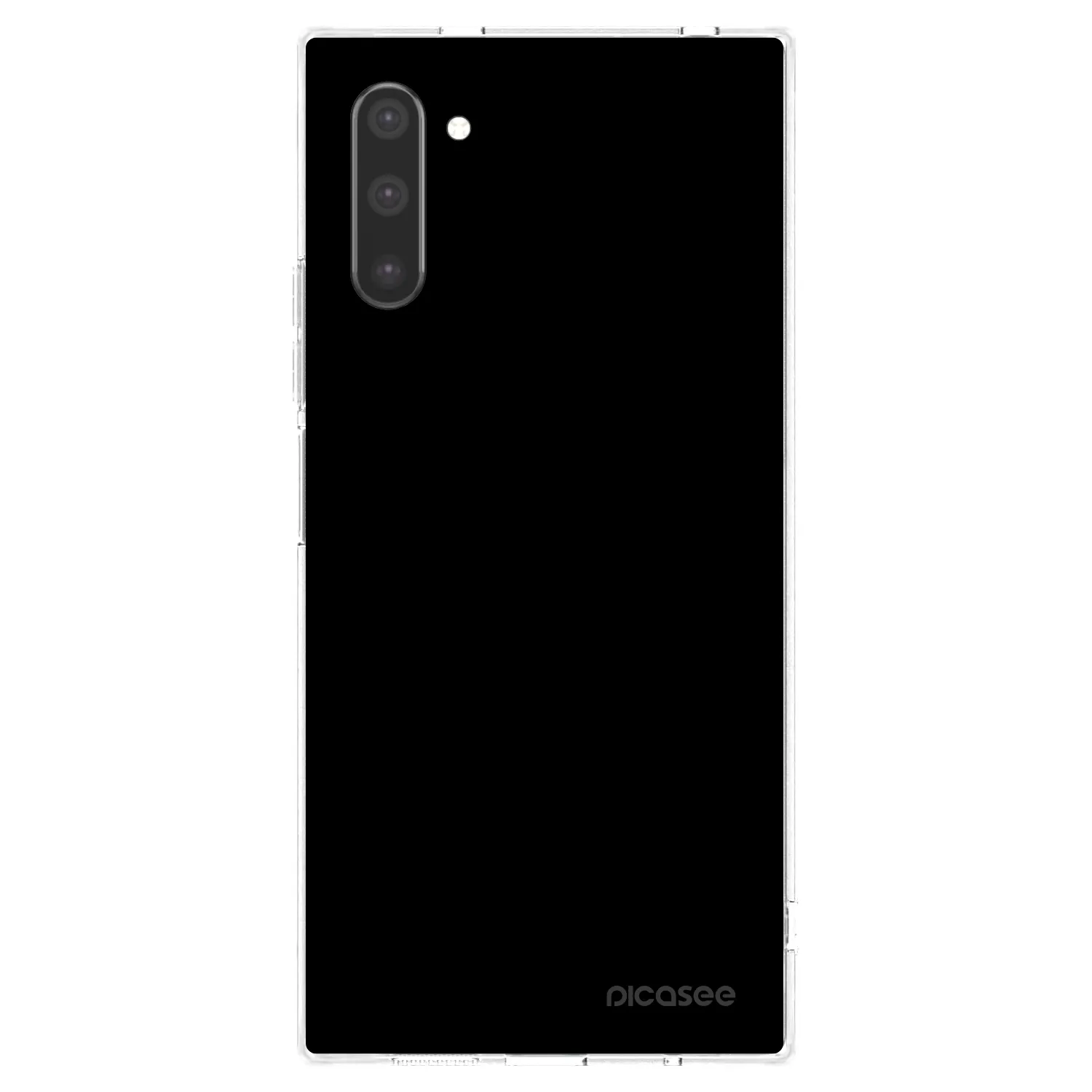 Picasee silikonski prozorni ovitek za Samsung Galaxy Note 10 N970F - Black Bliss