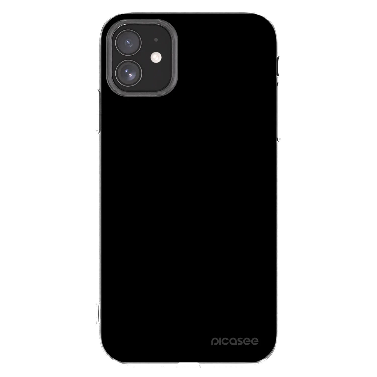 Picasee silikonski prozorni ovitek za Apple iPhone 11 - Black Bliss