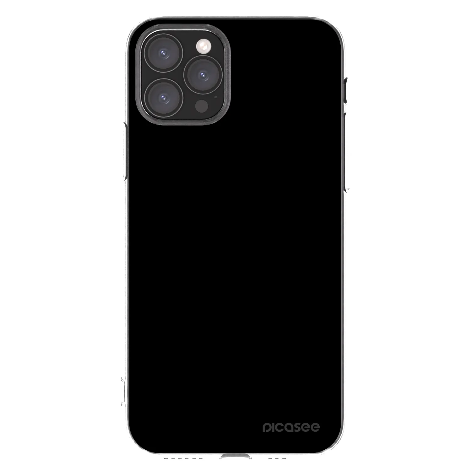 Picasee silikonski prozorni ovitek za Apple iPhone 11 Pro - Black Bliss