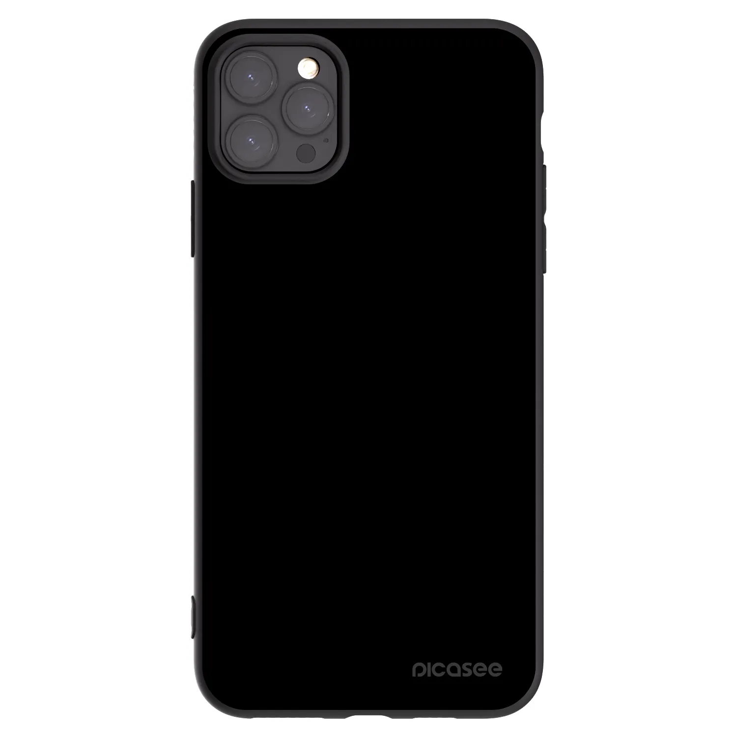 Picasee silikonski črni ovitek za Apple iPhone 11 Pro Max - Black Bliss