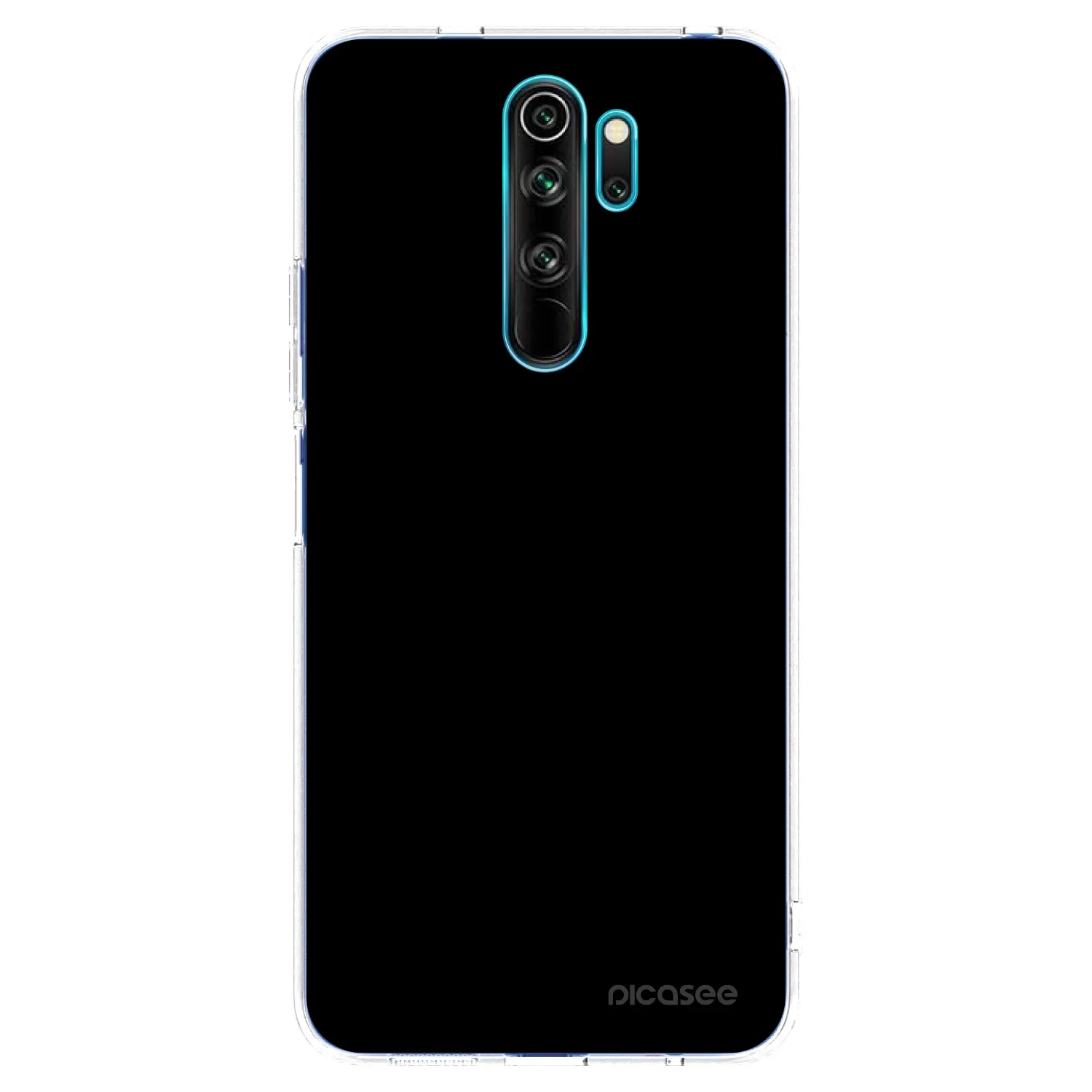 Picasee silikonski prozorni ovitek za Xiaomi Redmi Note 8 Pro - Black Bliss