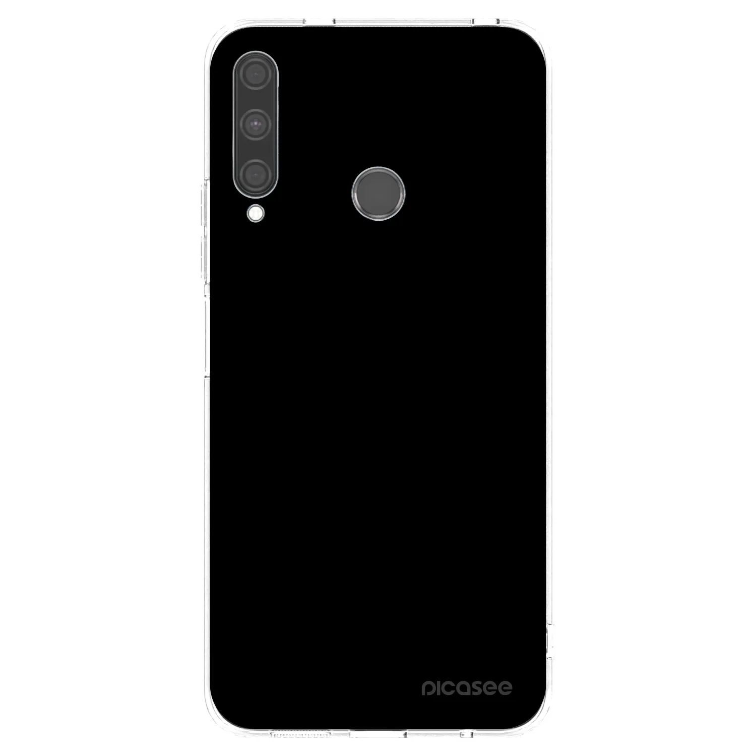 Picasee silikonski prozorni ovitek za Huawei P40 Lite E - Black Bliss