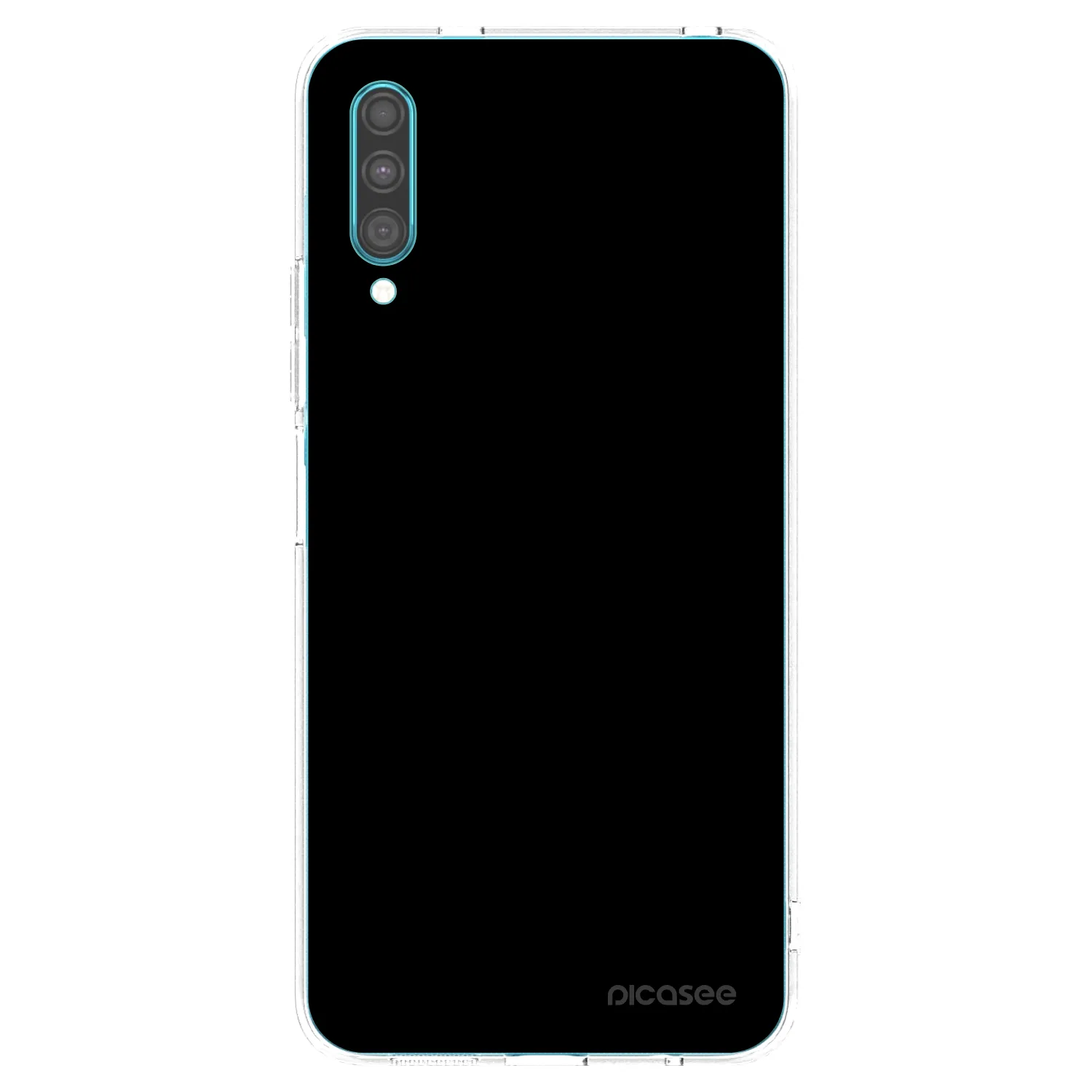 Picasee silikonski prozorni ovitek za Samsung Galaxy A30s A307F - Black Bliss