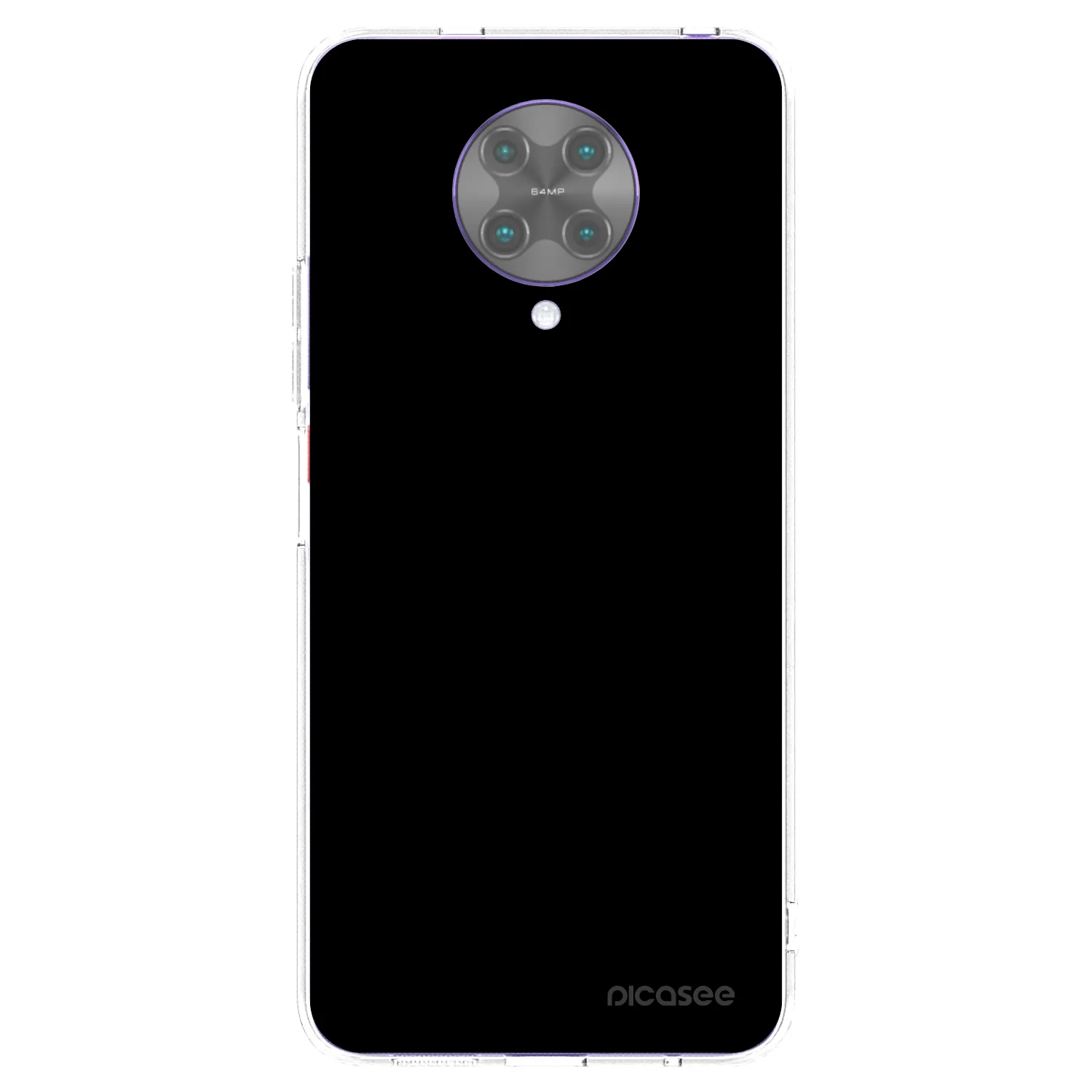 Picasee silikonski prozorni ovitek za Xiaomi Poco F2 Pro - Black Bliss